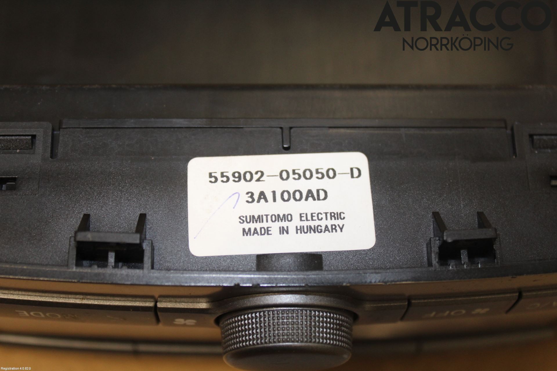 Toyota AVENSIS 03-06 Varmeapparat Panel(Regulering)