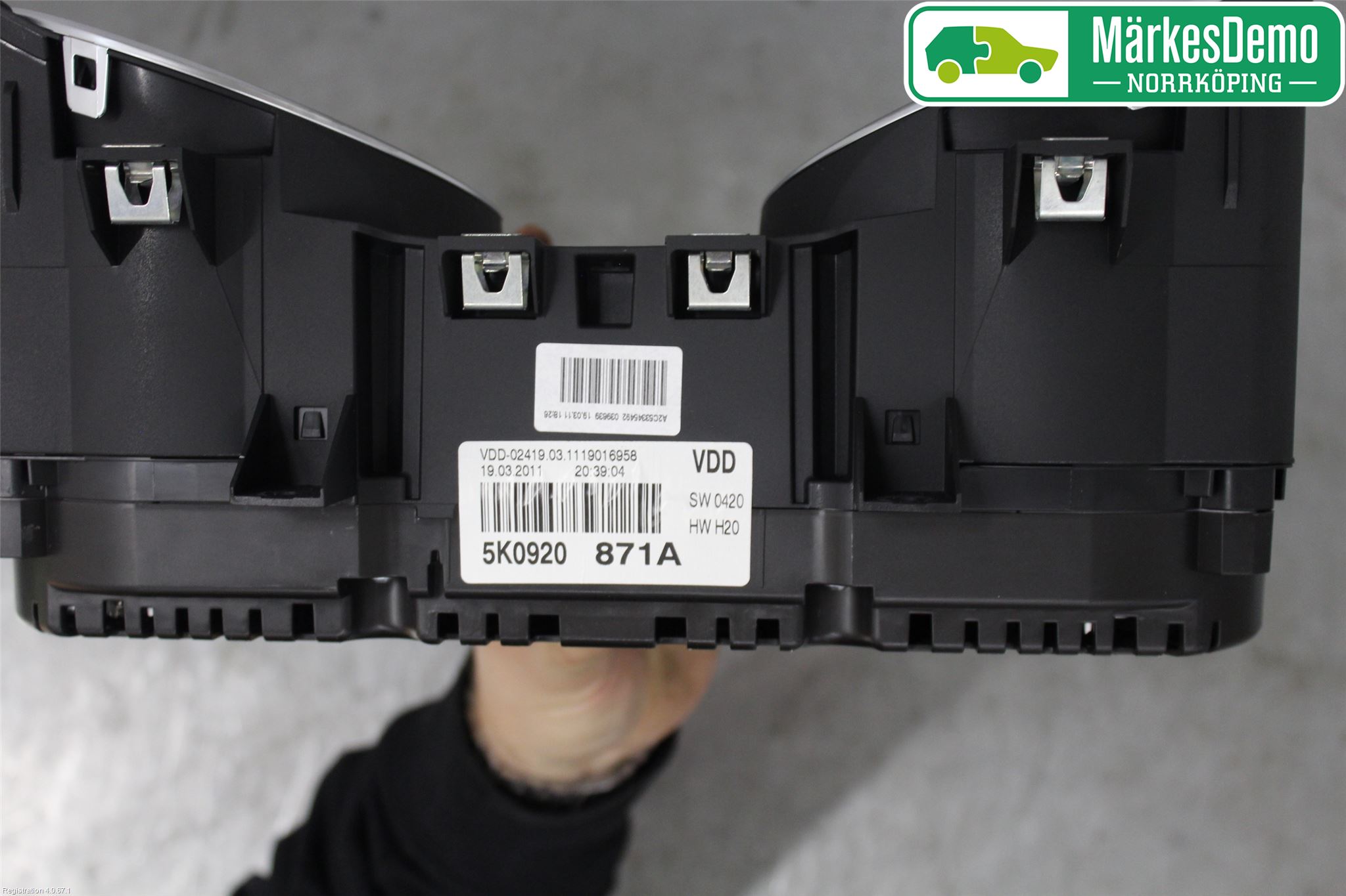 Volkswagen VW GOLF VI 09-13 Instr Kombinert
