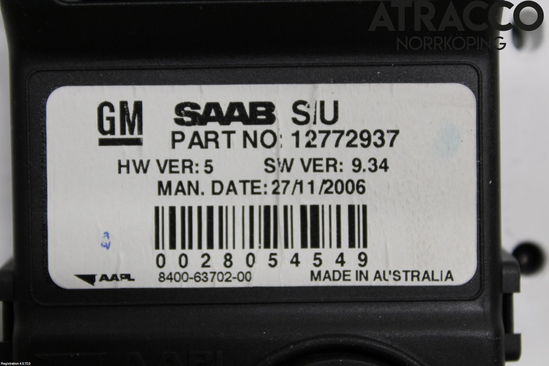 Saab 9-5     06-10 Instr Kombinert