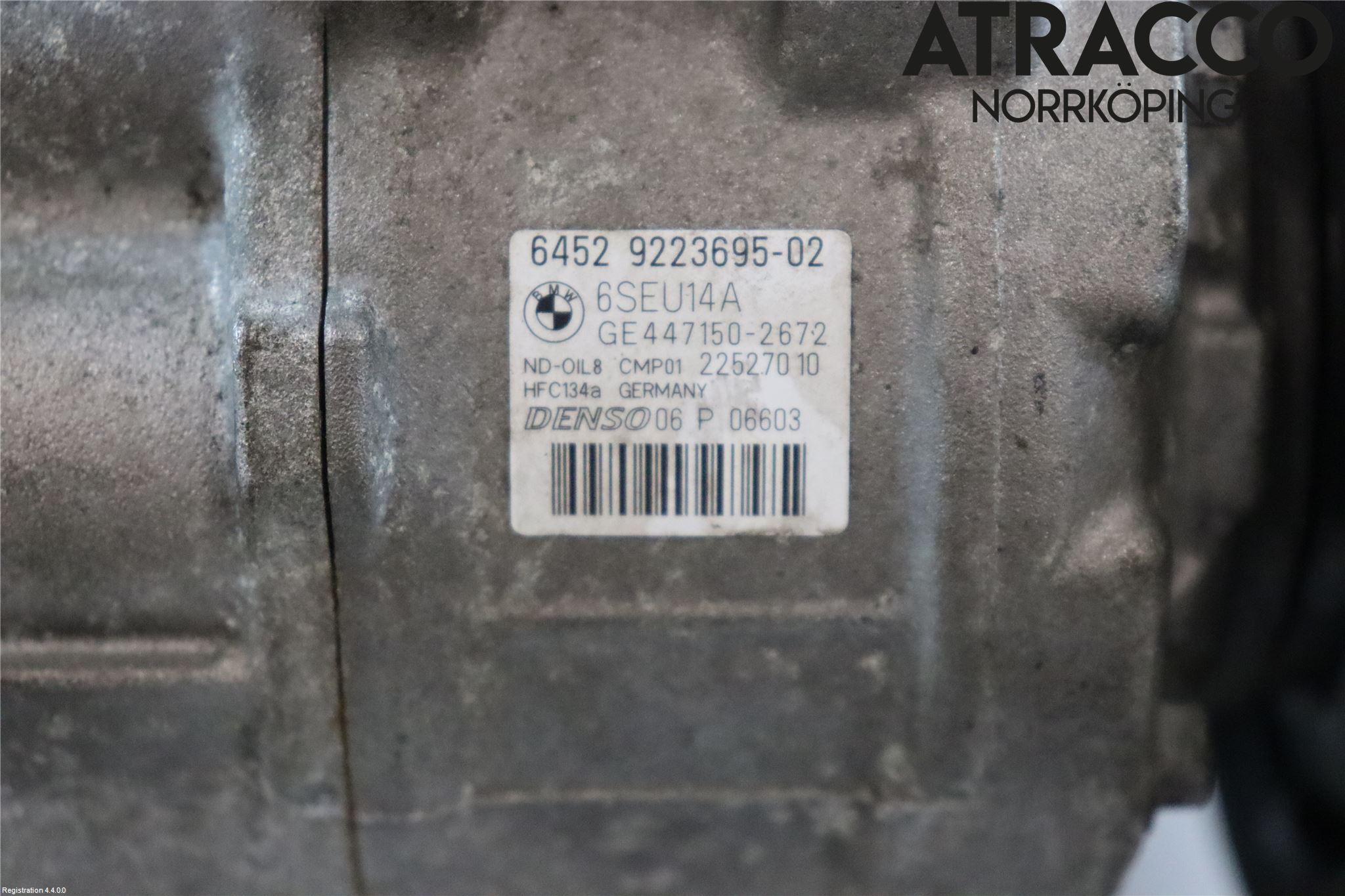 BMW 3 F30/F31/F80 12-19 Varme Ac Kompressor