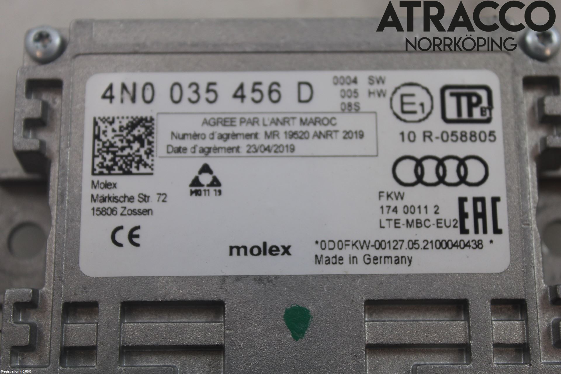 Audi Q4 E-TRON FZ 22- Stereo Antenneforsterker