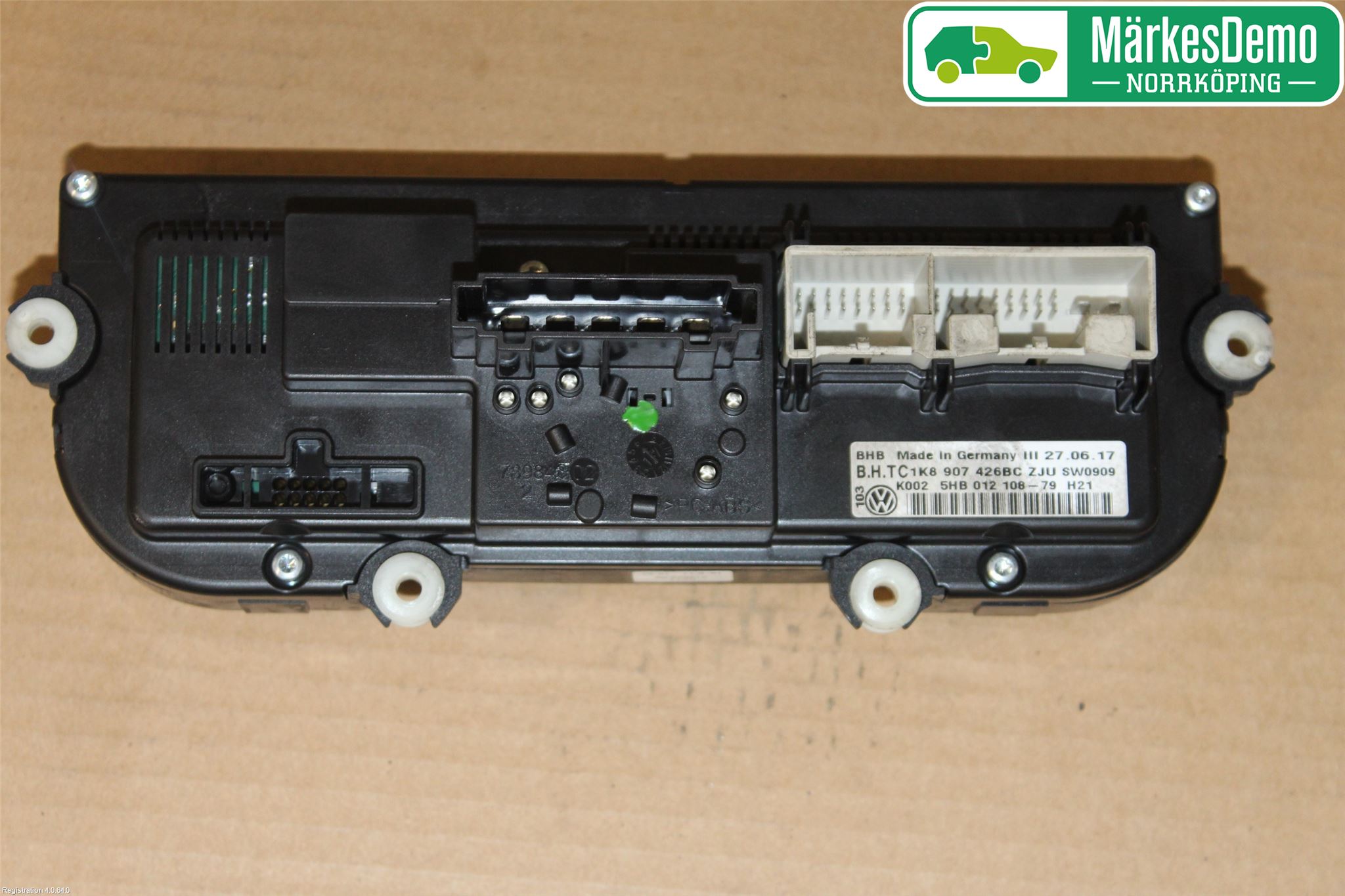 Volkswagen VW CADDY 16-20 Varmeapparat Panel(Regulering)