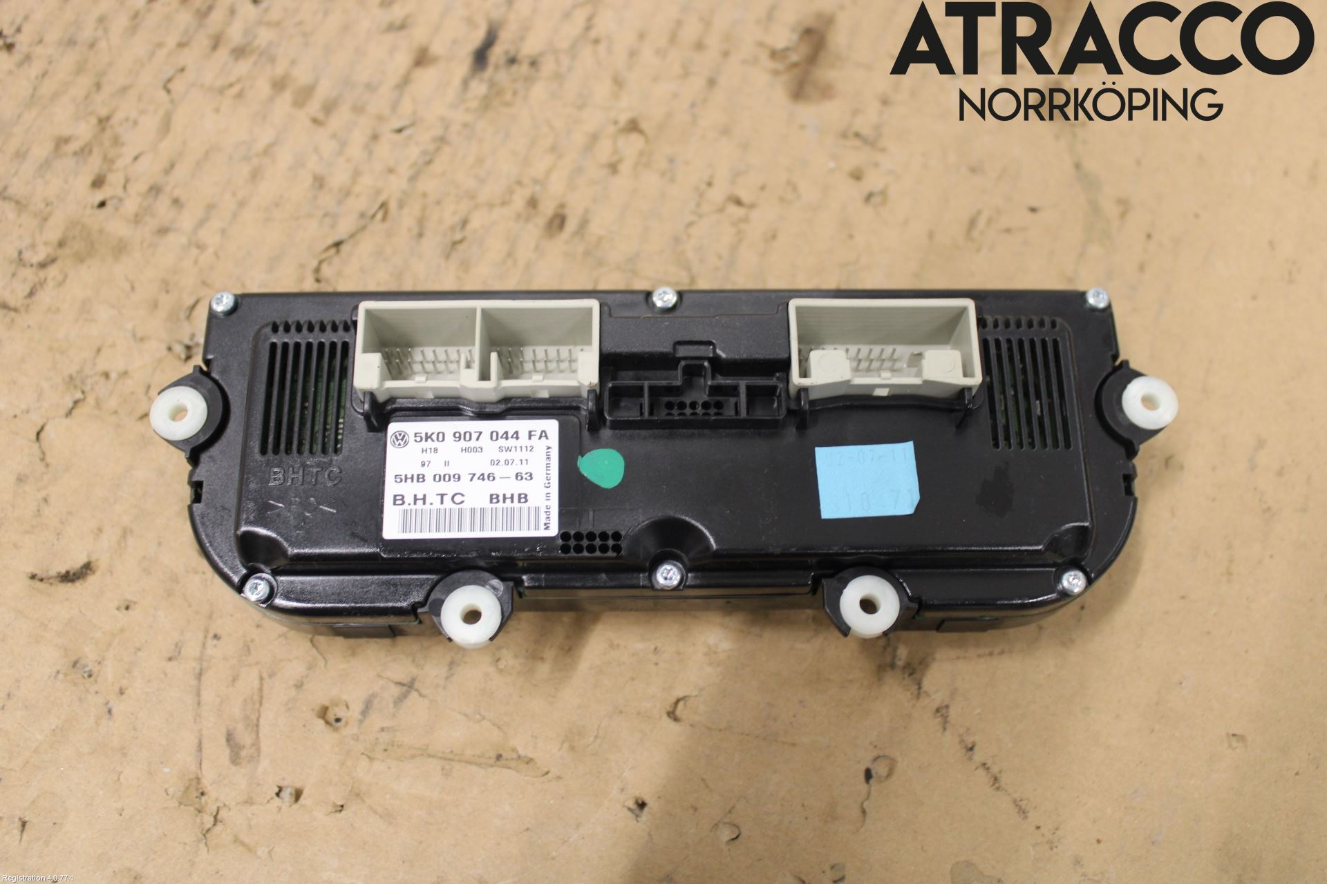 Volkswagen VW PASSAT 11-14 Varmeapparat Panel(Regulering)