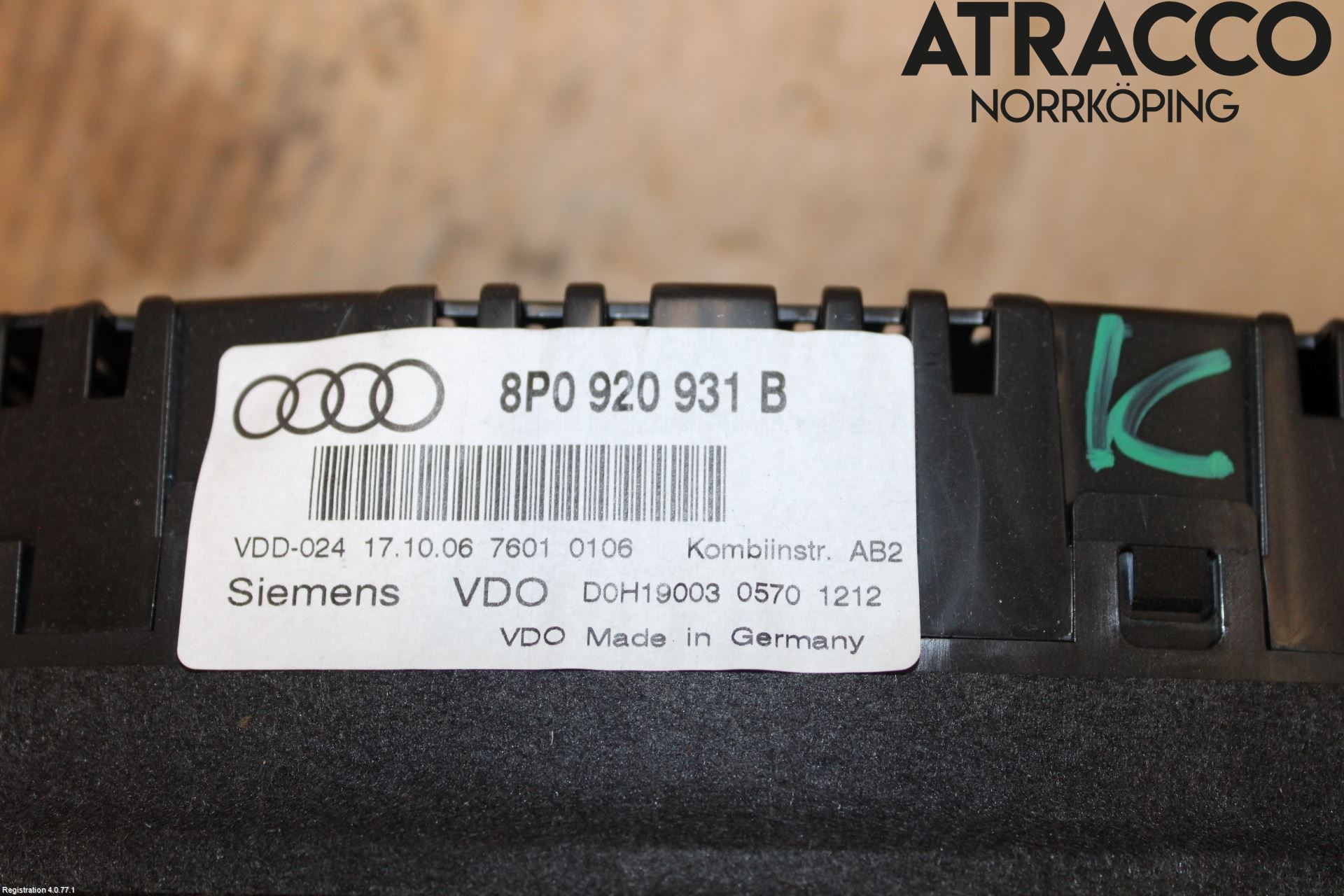 Audi A3/S3     04-05 Instr Kombinert
