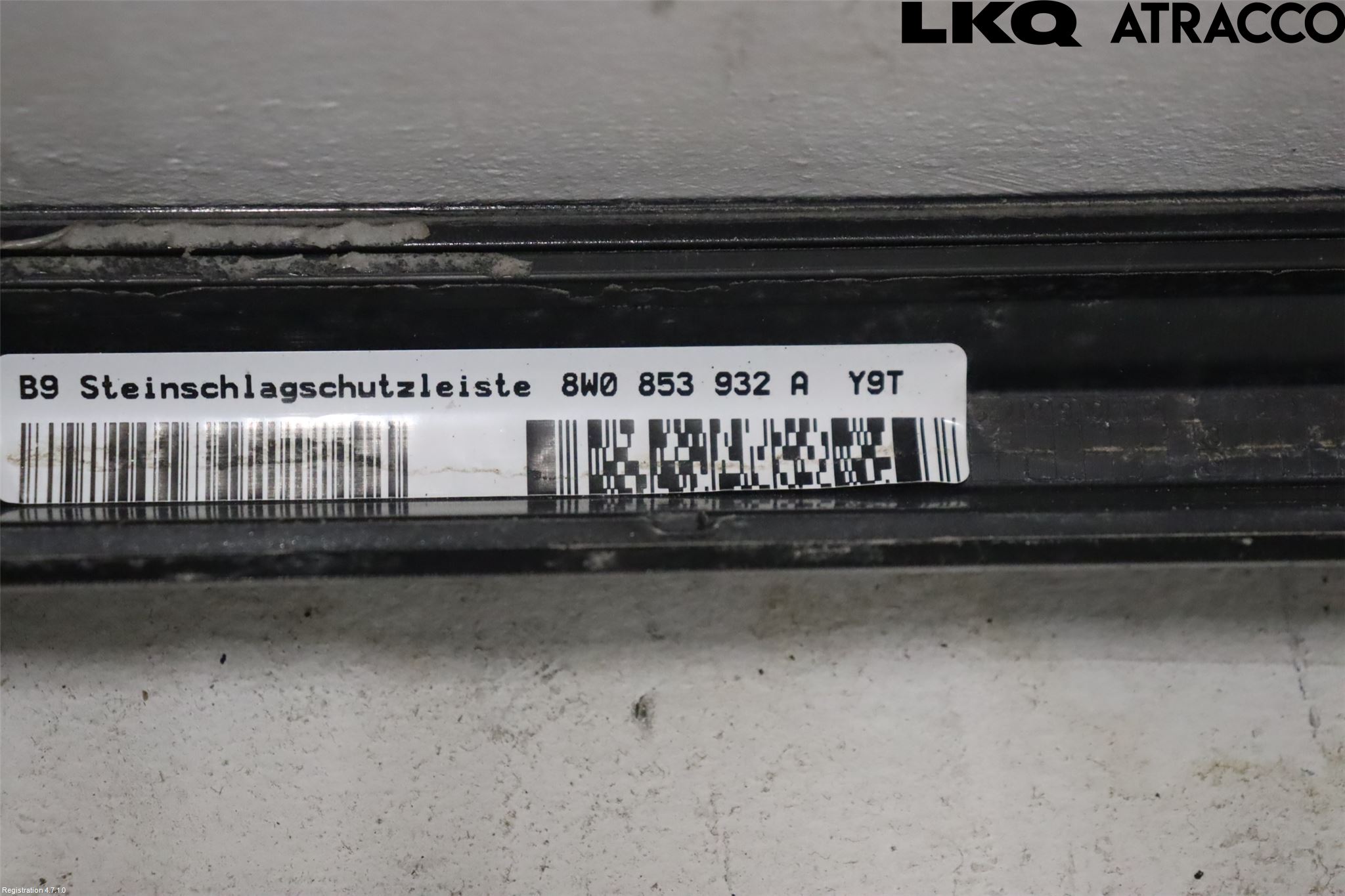 Audi A4/S4 B9 20- Kanalskjørt Høyre
