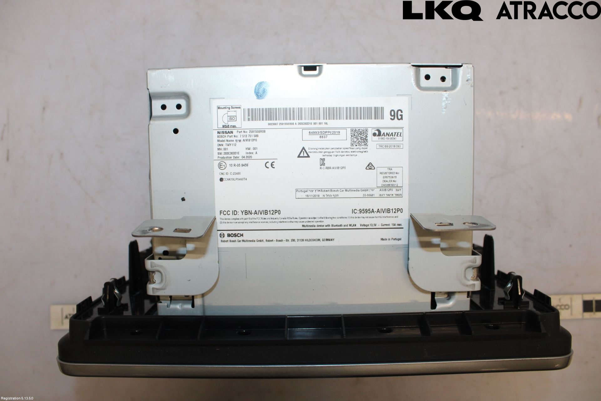 Nissan LEAF 18- Stereo Radio Med Cd