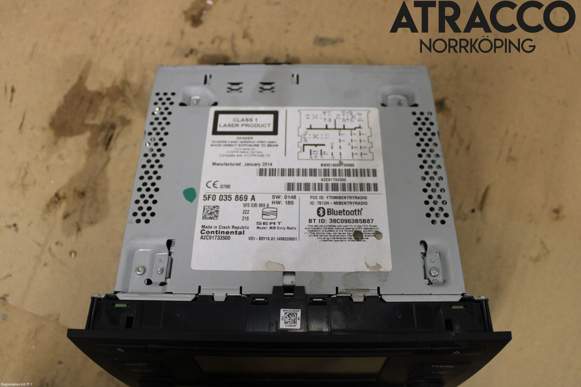 Seat LEON 13-20 Stereo Radio Med Cd