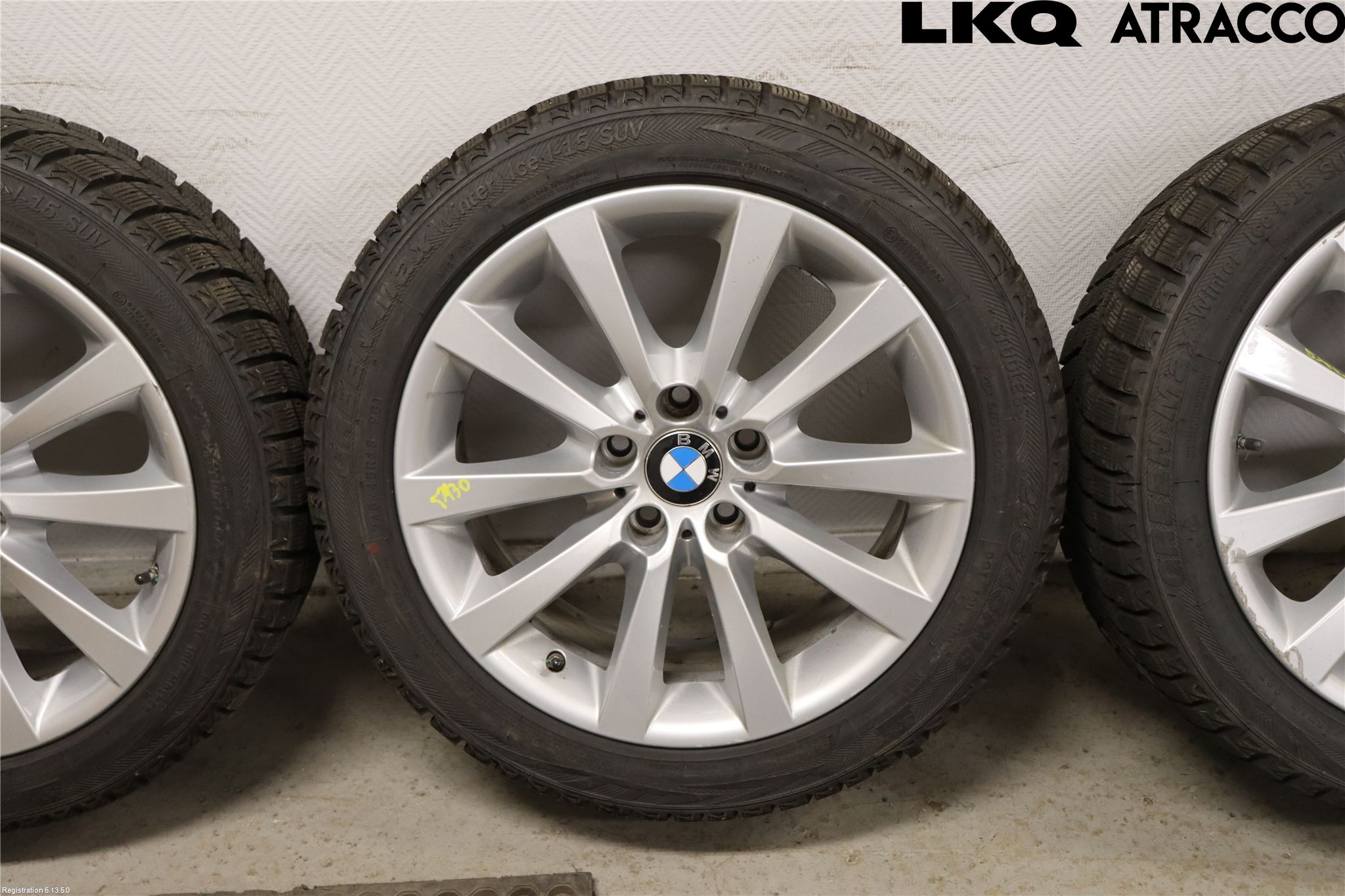 BMW 5 F10/F11/F18 09-17 Dekk Vinter På Alu Felg 4Stk