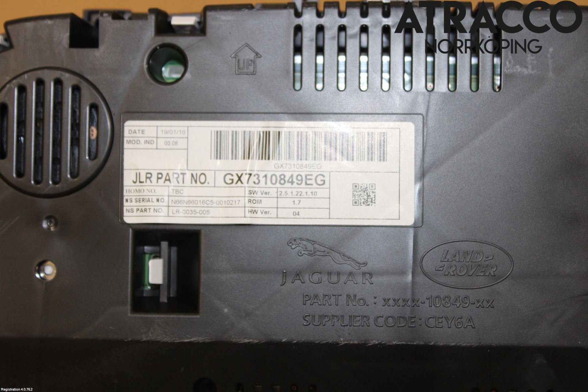Jaguar XE (X760) 15-24 Instr Kombinert