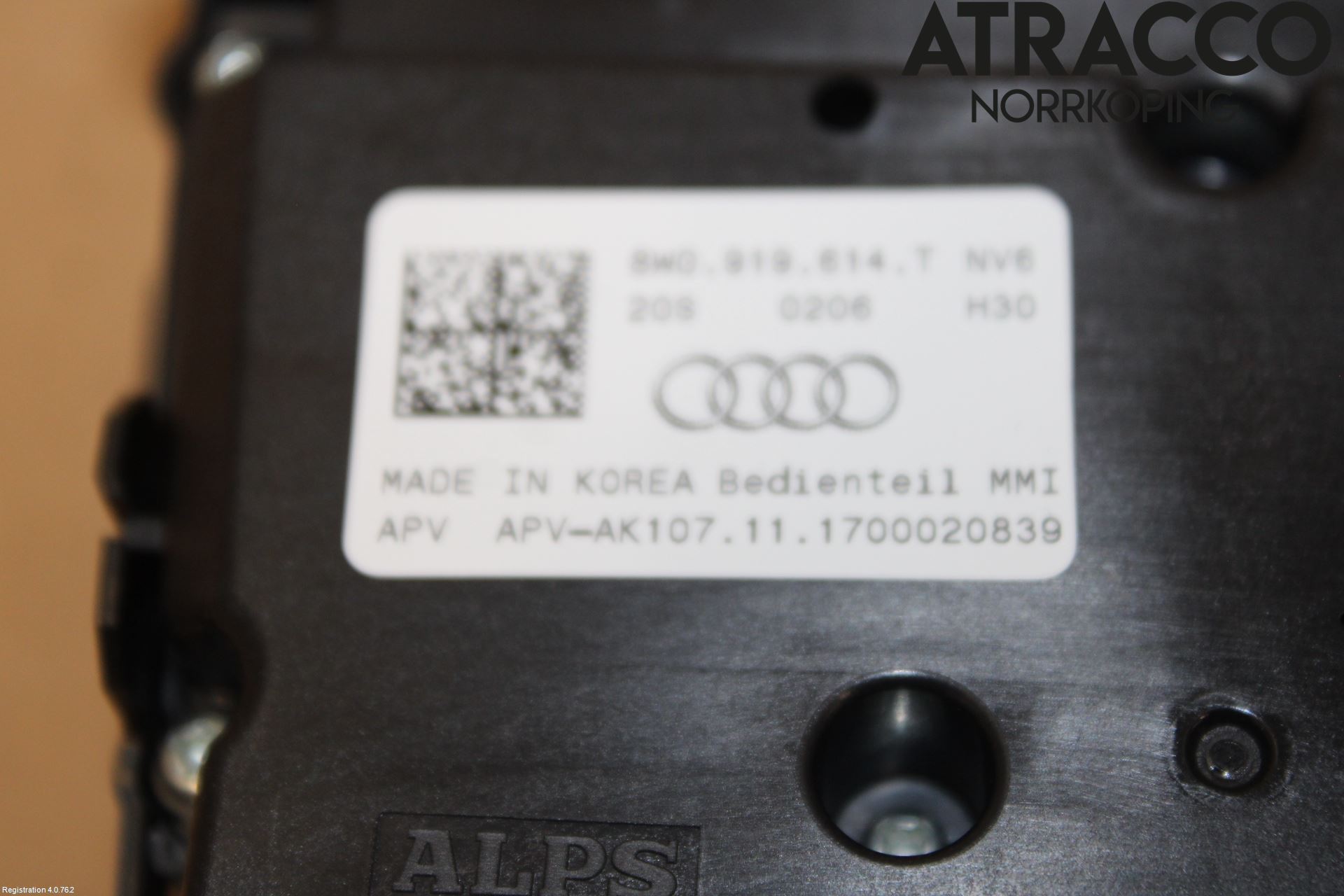 Audi A4/S4 B9 16-19 Stereo Radio Med Cd