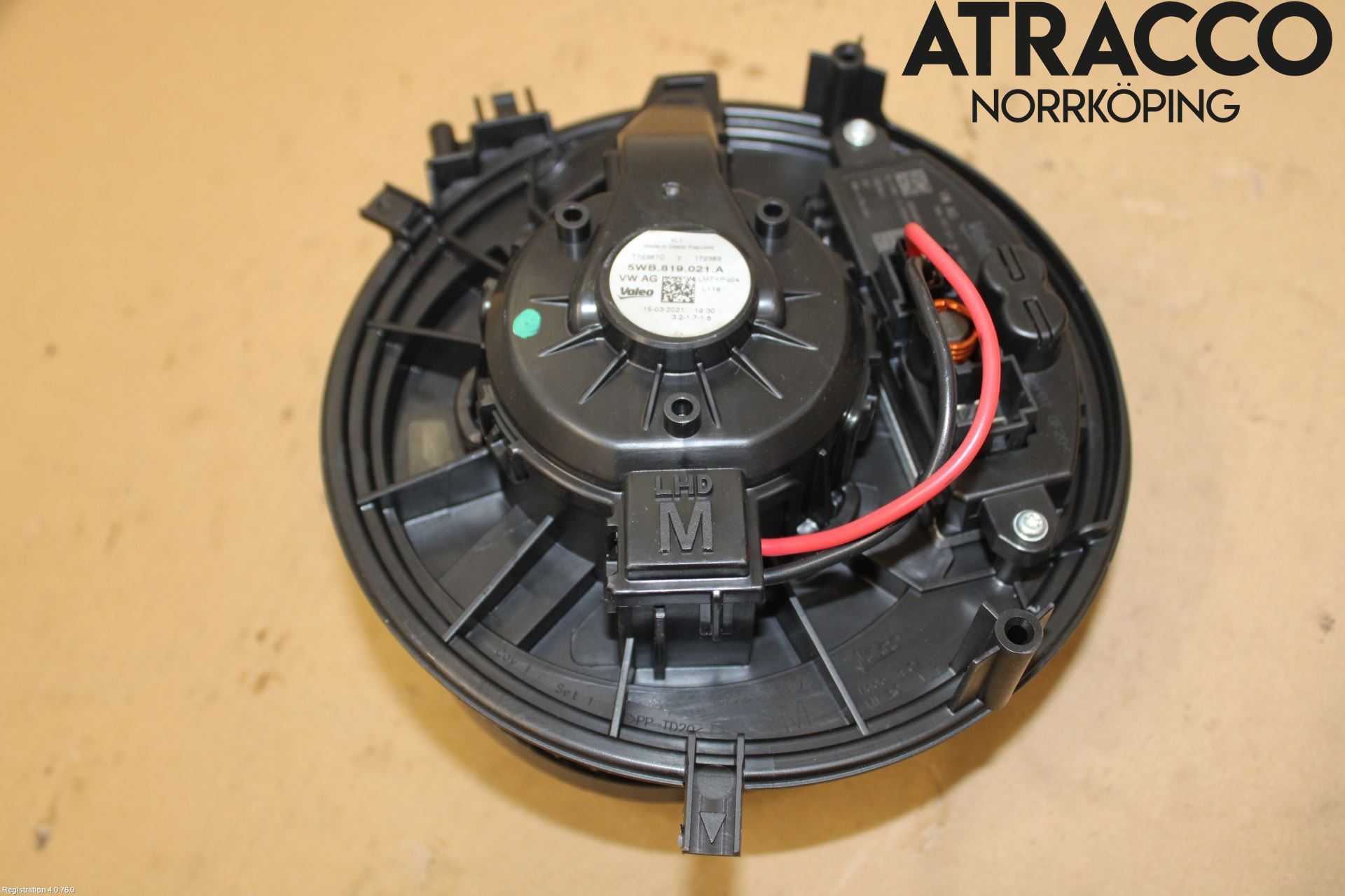 Volkswagen VW TIGUAN 16-24 Varmeapparat Viftemotor