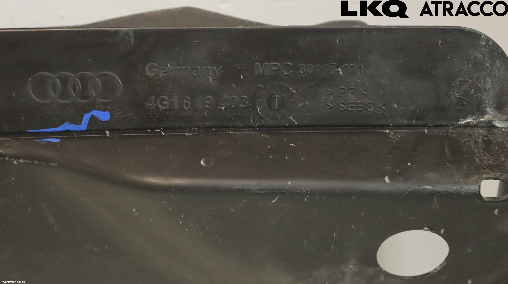 Audi A6/S6 4G 11-18 Visker Deksel-Grill-Under Frr