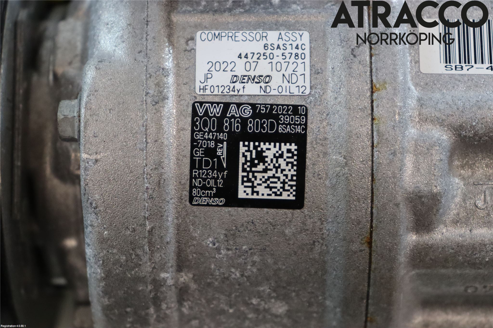 Audi Q3 F3 19- Varme Ac Kompressor
