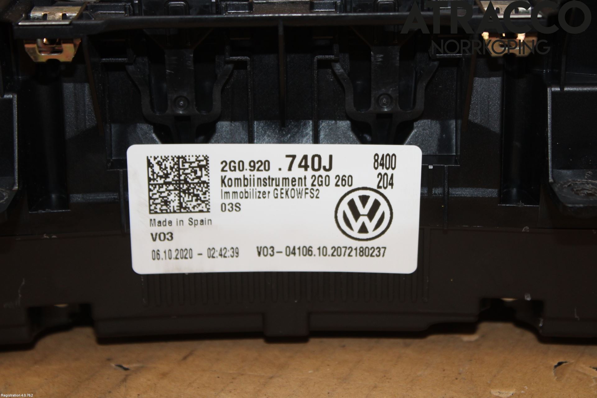 Volkswagen VW T-CROSS 19- Instr Kombinert