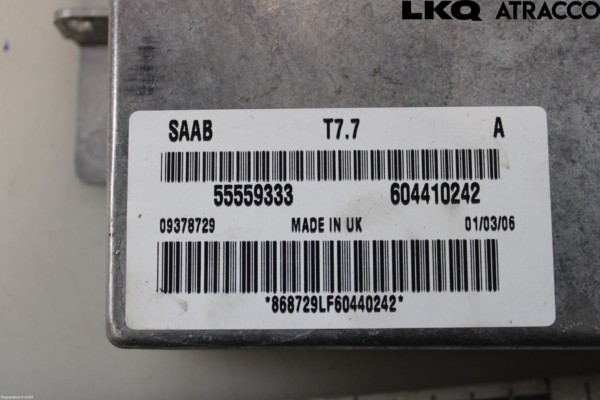 Saab 9-5     06-10 Styreenhet Innsprøytning