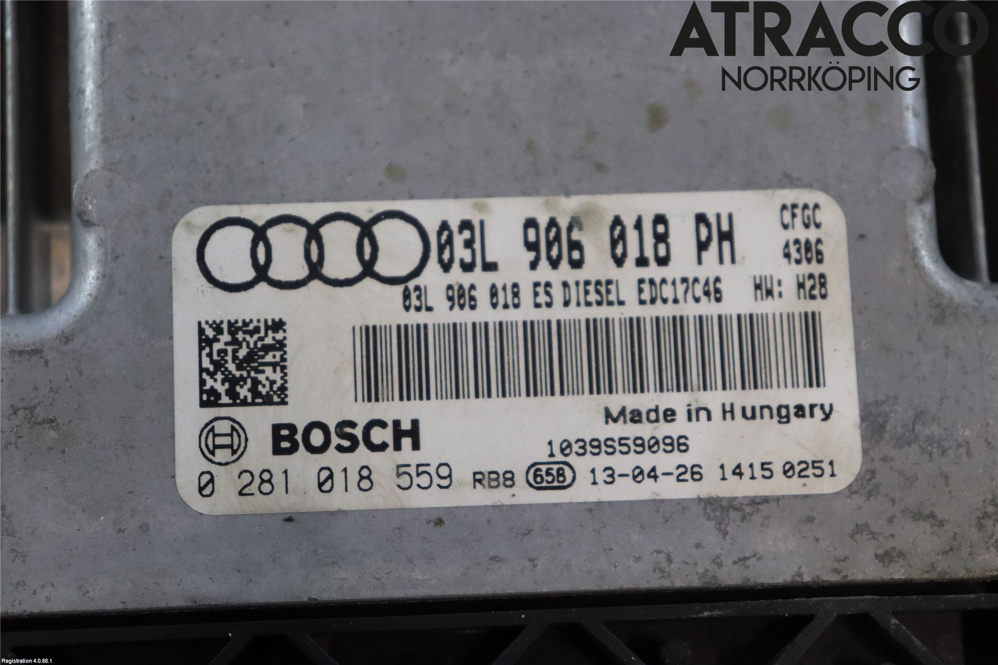 Audi Q3 8U 12-18 Styreenhet Dieselpumpe