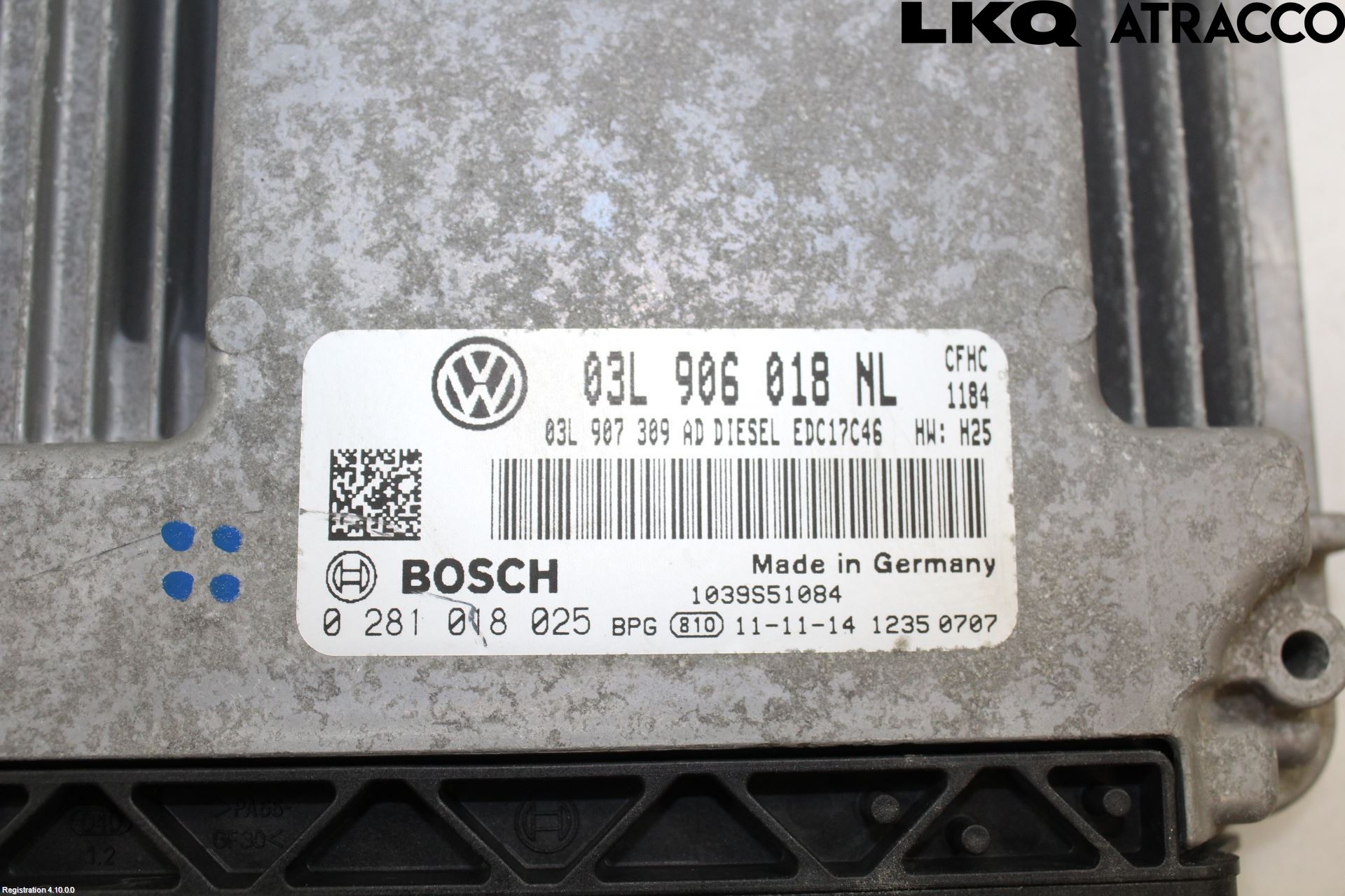 Volkswagen VW CADDY 11-15 Styreenhet Dieselpumpe