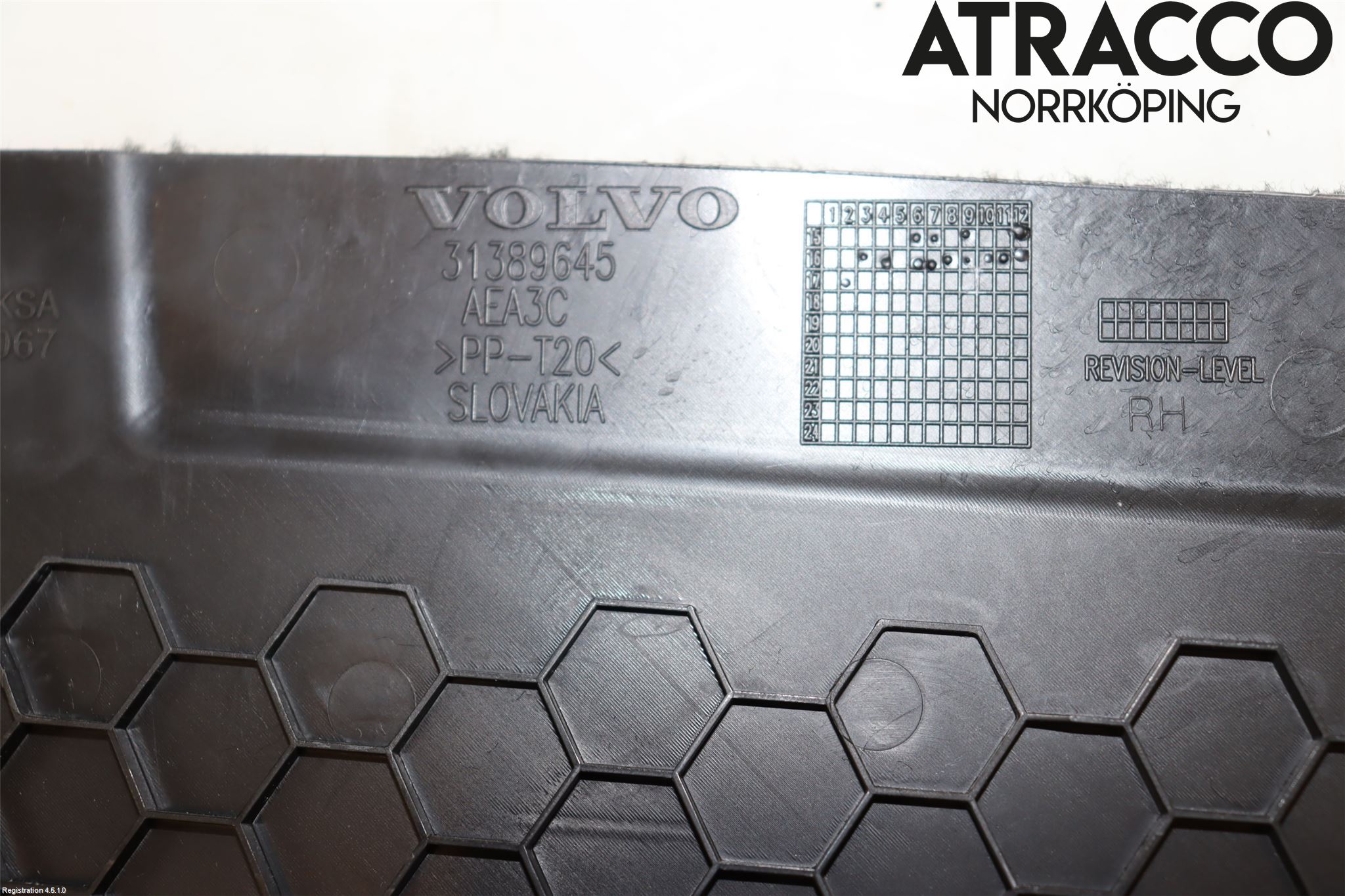 Volvo S90 17->> Instrumentkonsoll Midt