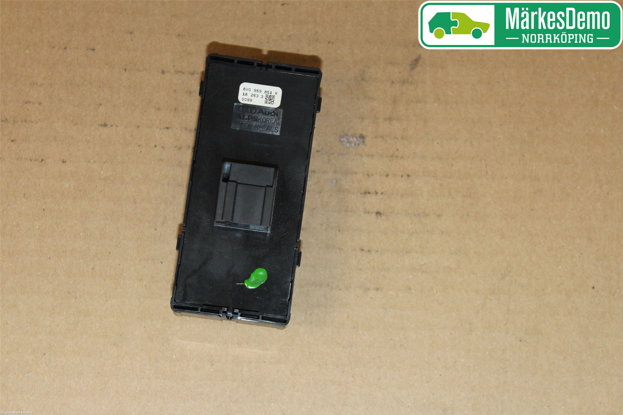 Audi A3/S3 8V 13-20 Bryter Vindusheis