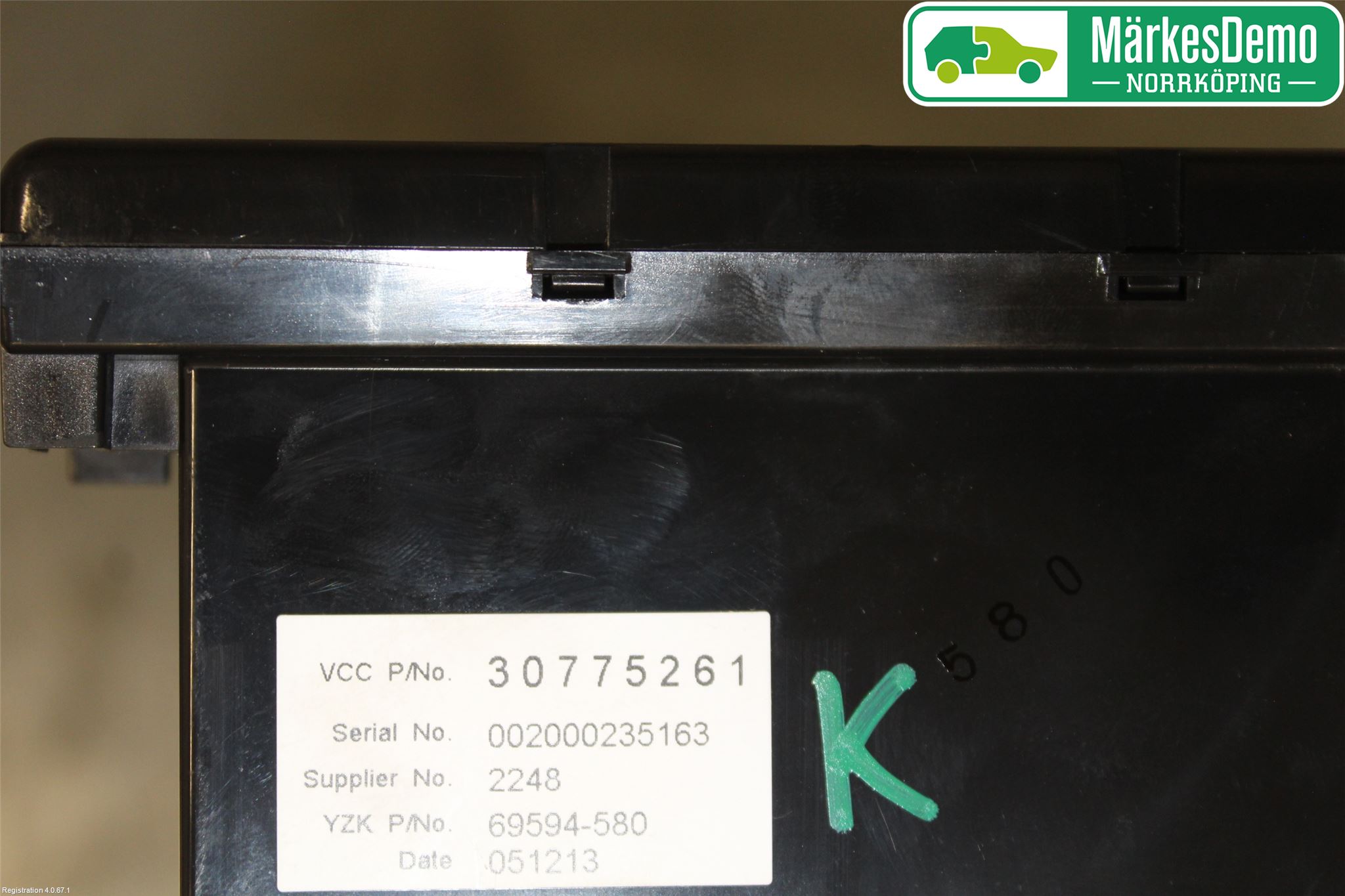 Volvo V50 04-07 Instr Varselys - Display