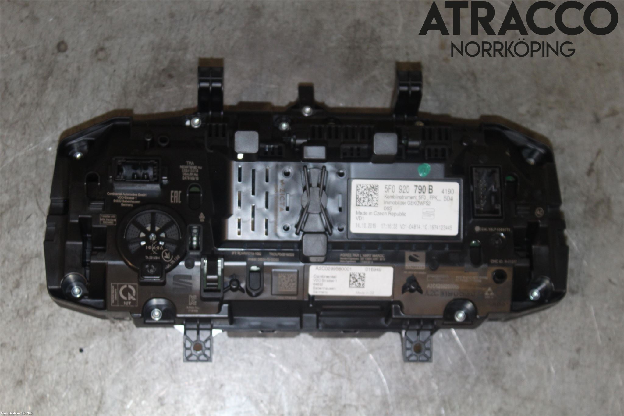 Seat ATECA 16->> Instr Kombinert