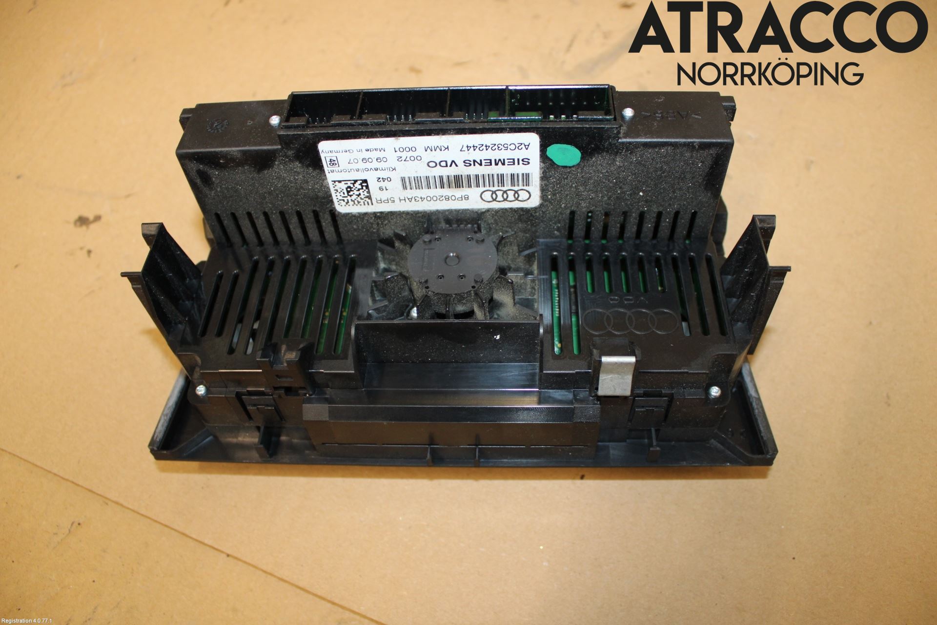 Audi A3/S3 05-13 Varmeapparat Panel(Regulering)