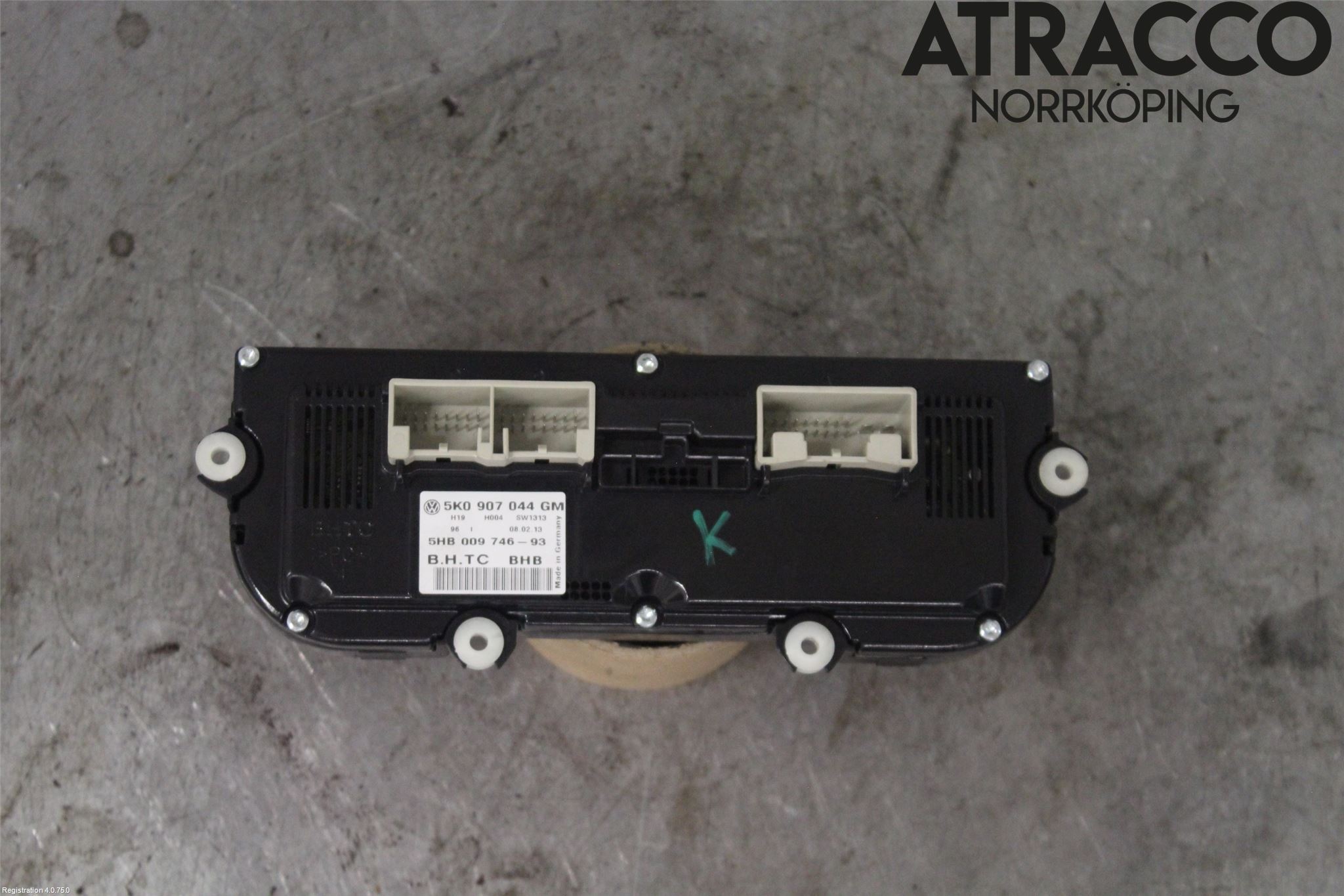 Volkswagen VW TIGUAN 07-16 Varmeapparat Panel(Regulering)