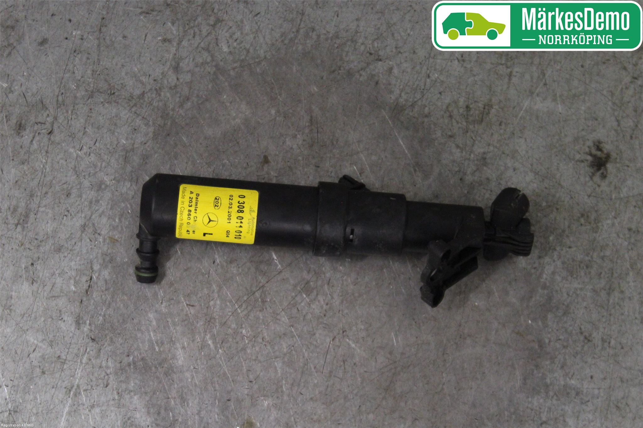 Mercedes-Benz MB C (203) 00-07 Spylerdyse Frontlykter