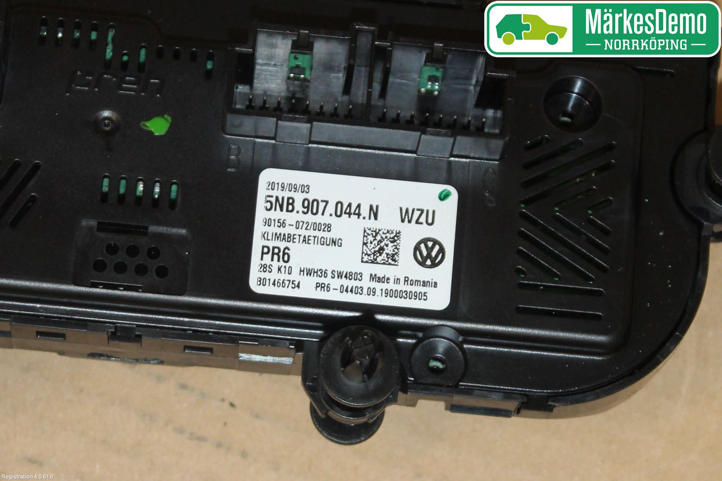 Volkswagen VW TIGUAN 16-24 Varmeapparat Panel(Regulering)