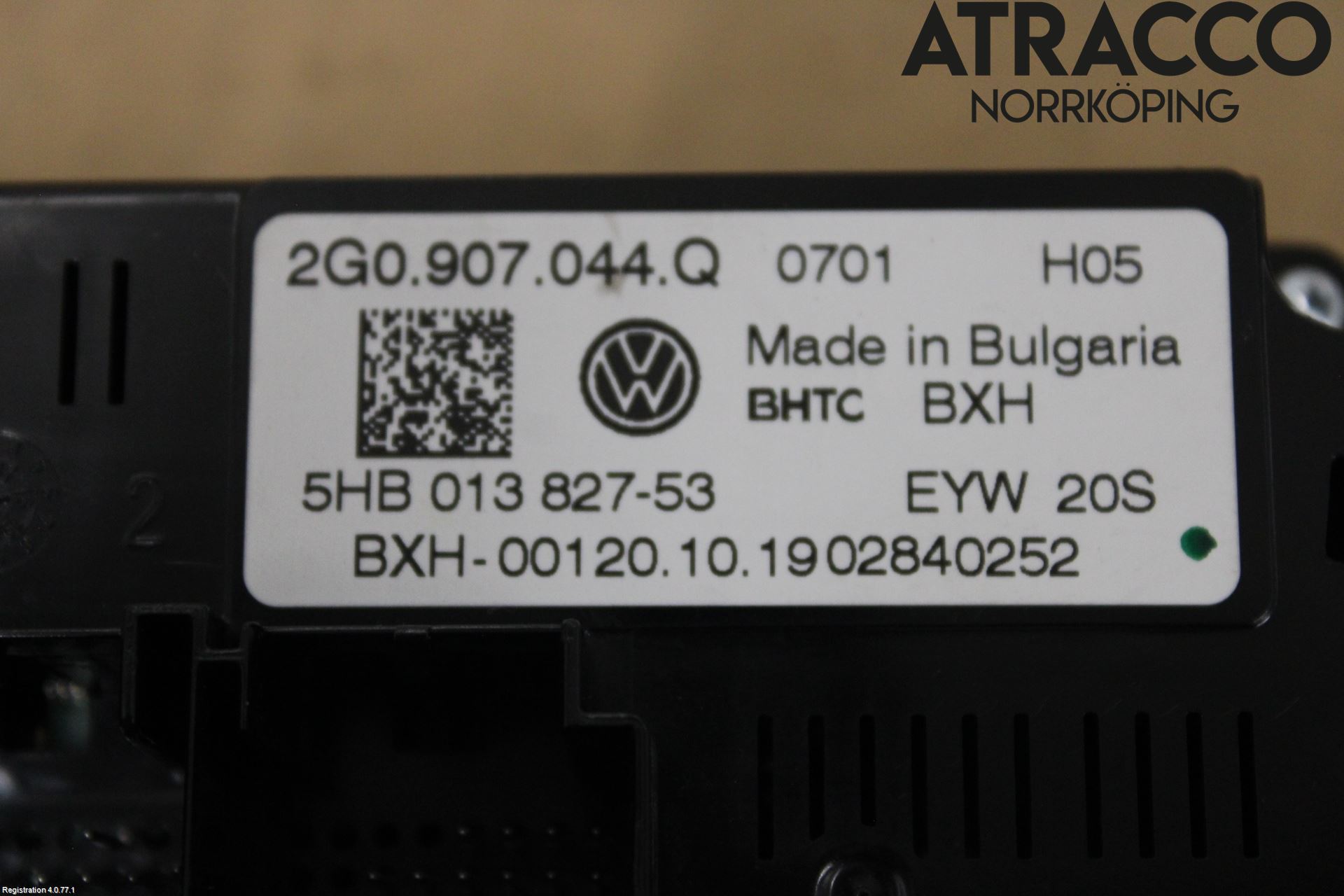 Volkswagen VW T-CROSS 19- Varmeapparat Panel(Regulering)