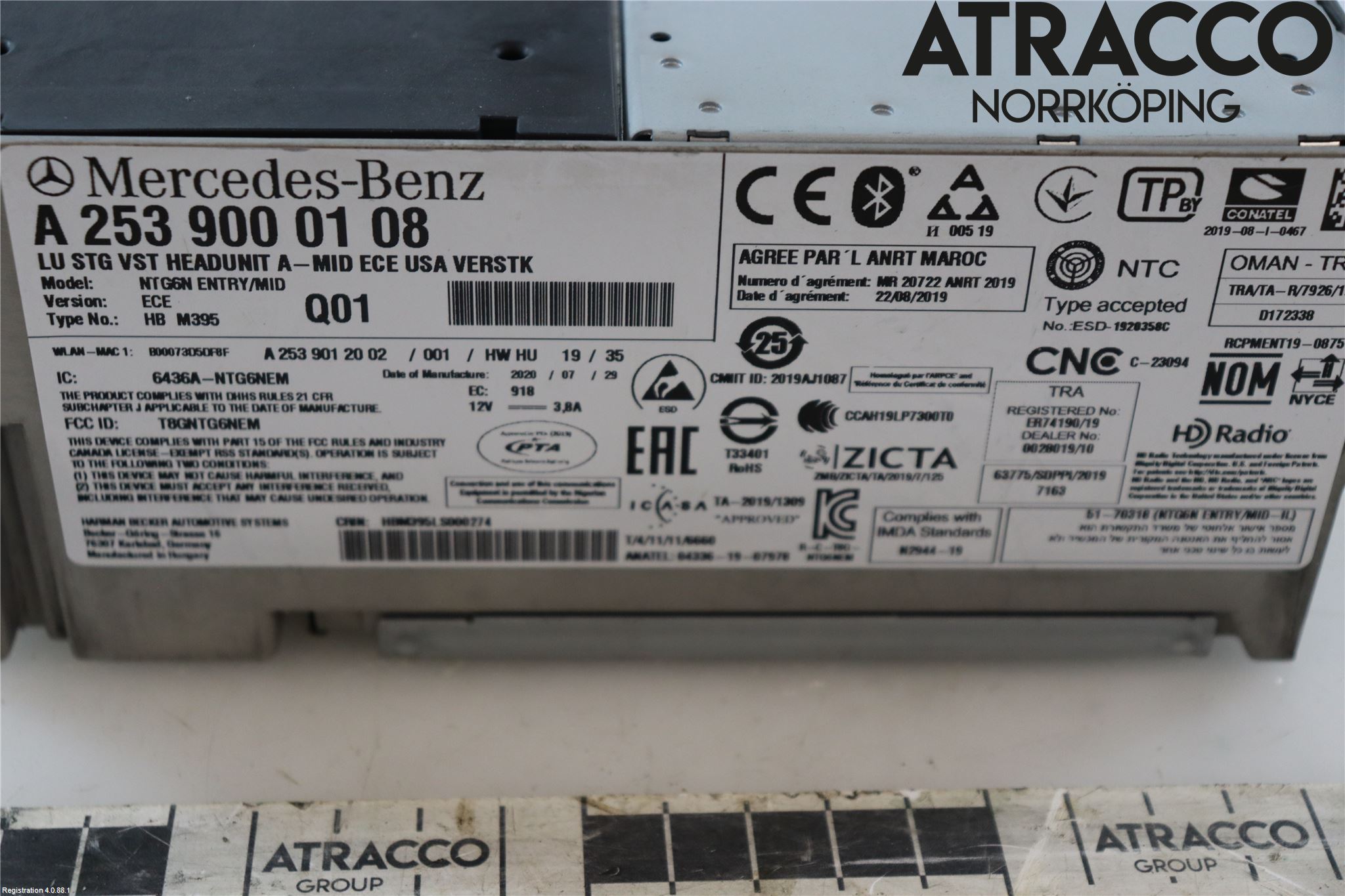 Mercedes-Benz MB GLC-KLASS (X253/C253) 15-22 Stereo Forsterker