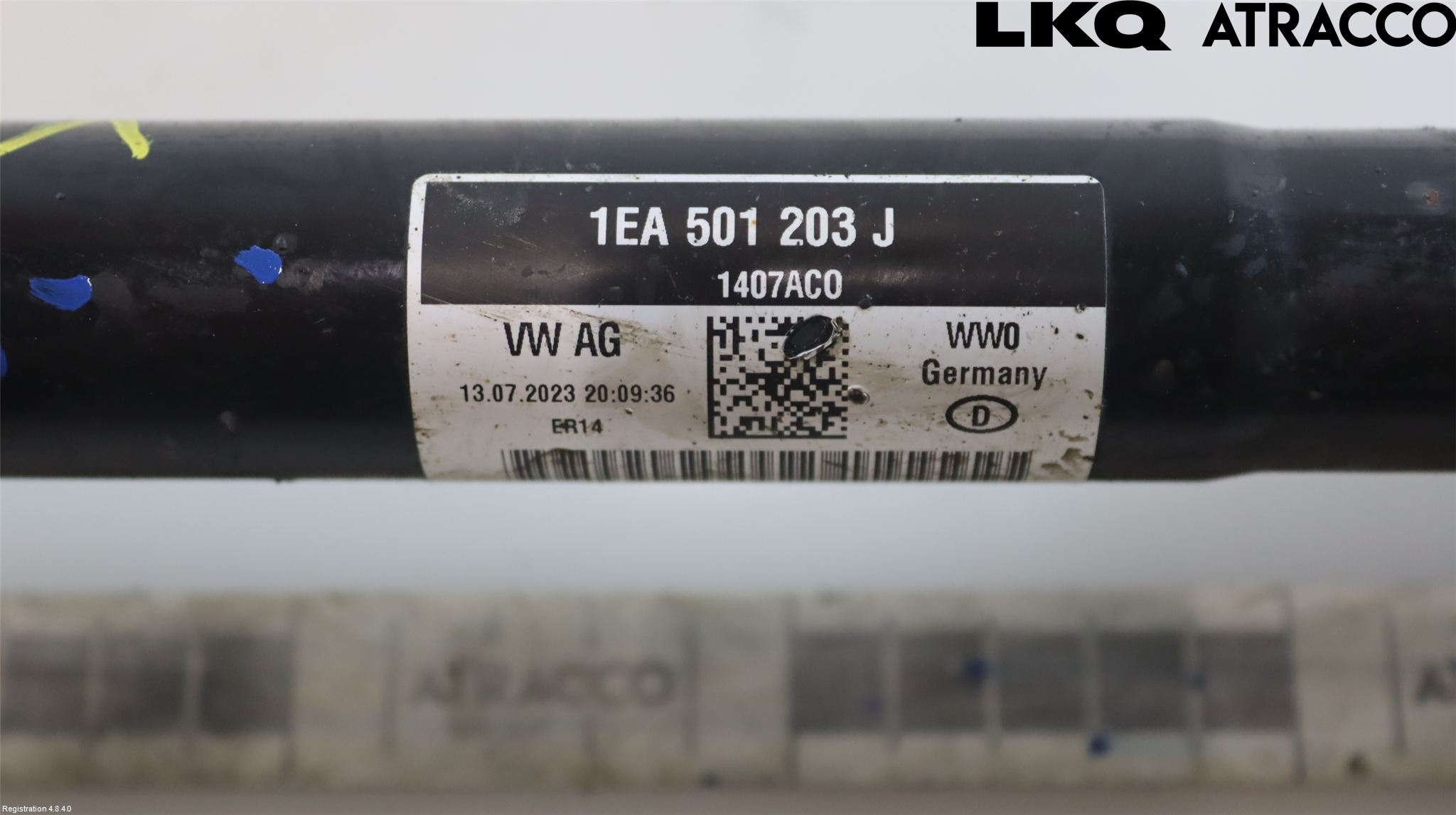 Volkswagen VW ID.4 21- Drivaksel Bak Kompl Venstre