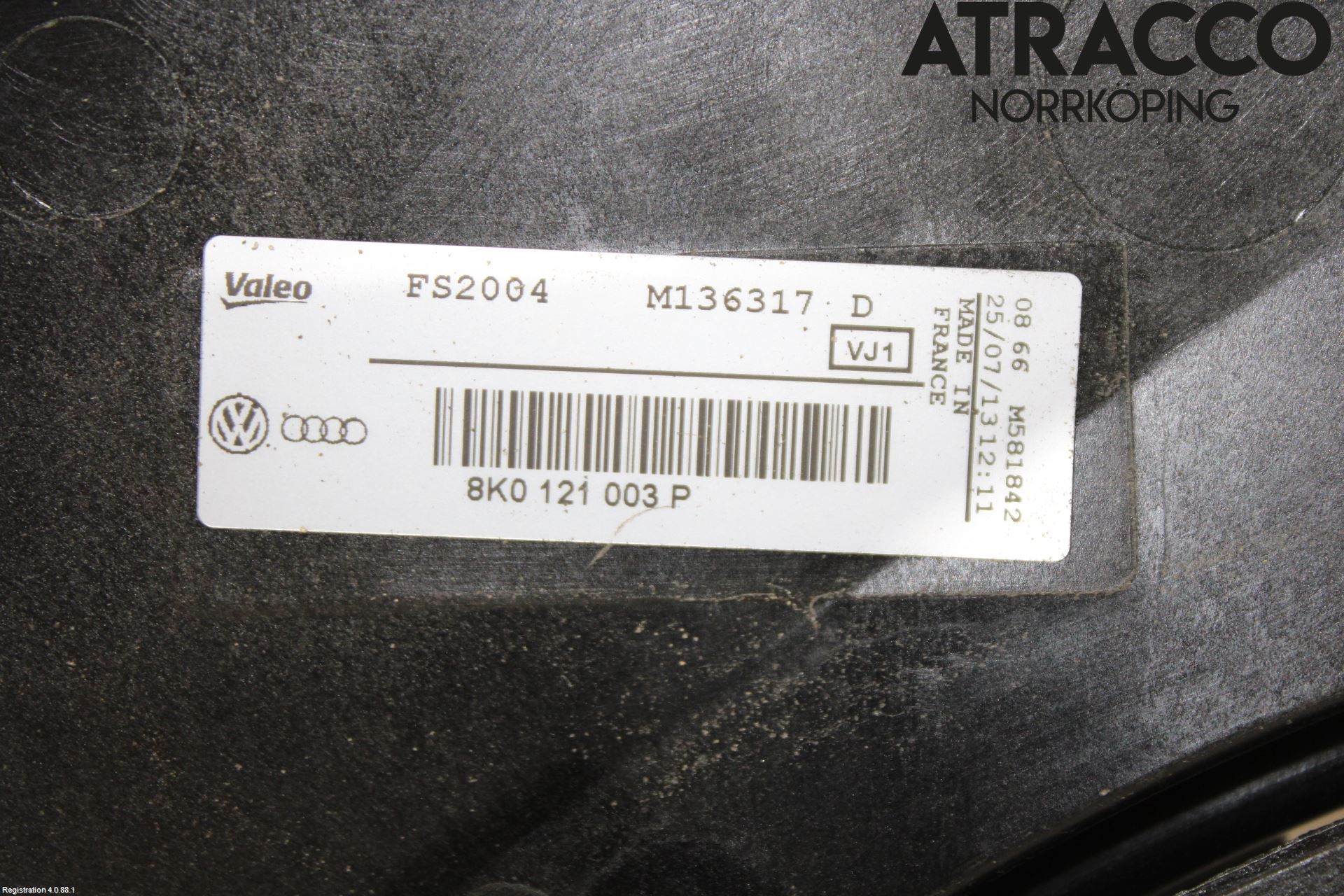 Audi A4 12-15 Kjølevifte Elektrisk