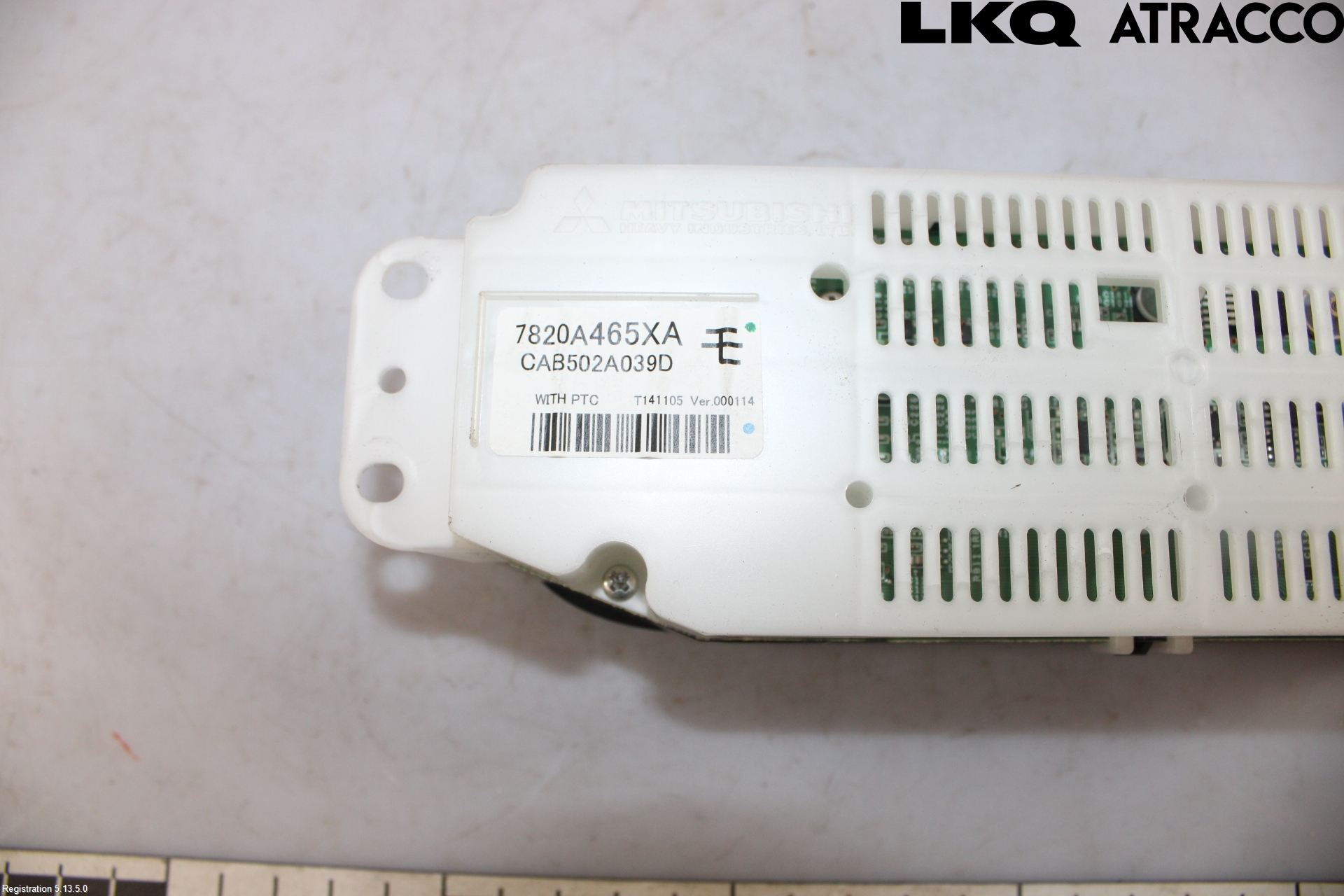 Mitsubishi OUTLANDER 13-21 Varmeapparat Panel(Regulering)