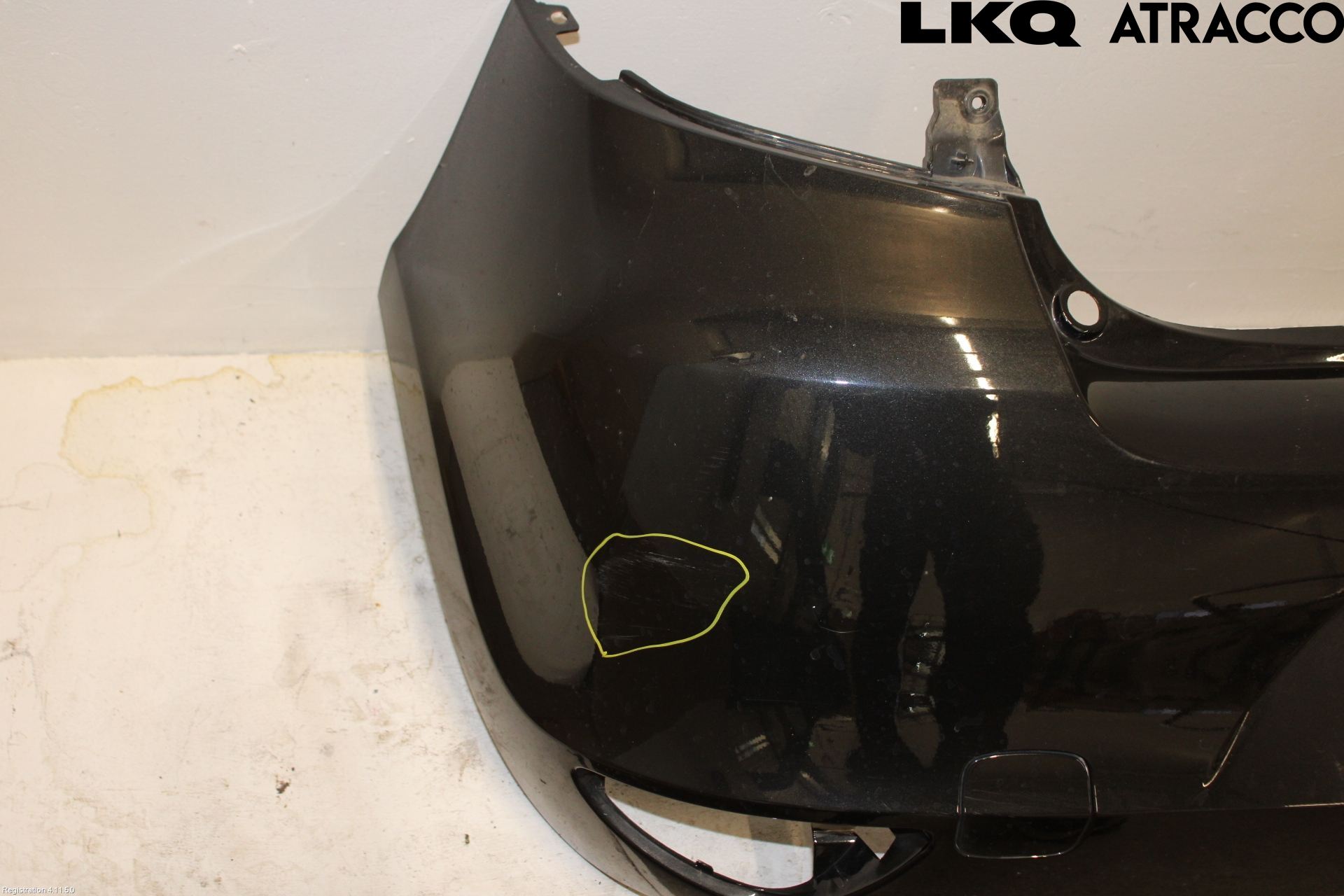 Renault CLIO III  09-12 Støtfanger Bak Overtrekk
