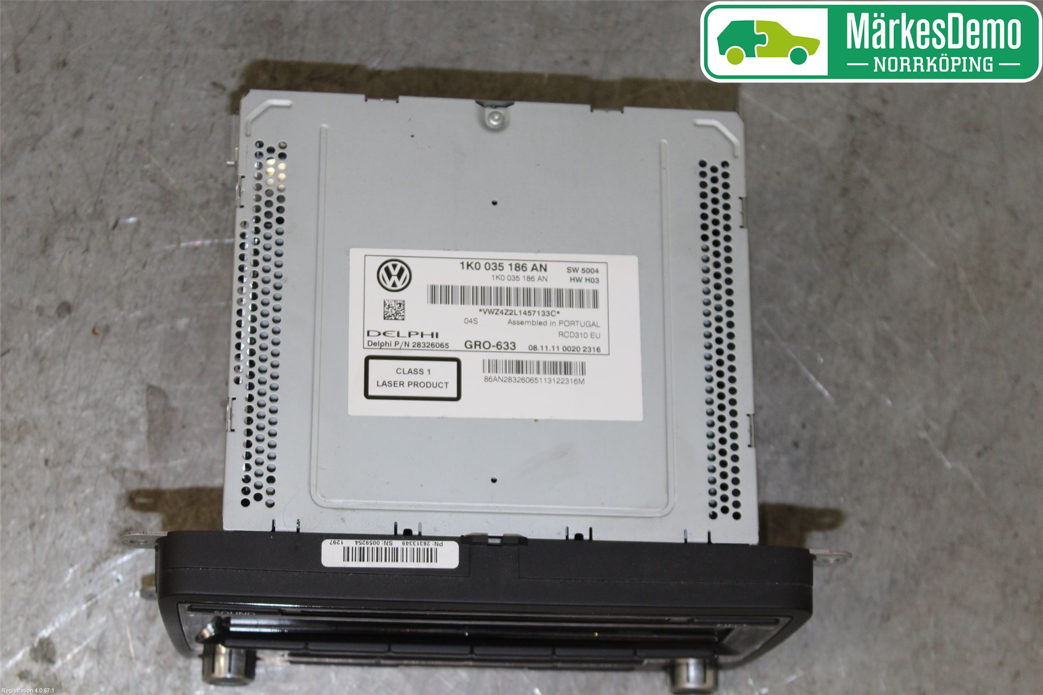 Volkswagen VW PASSAT 11-14 Stereo Radio Med Cd