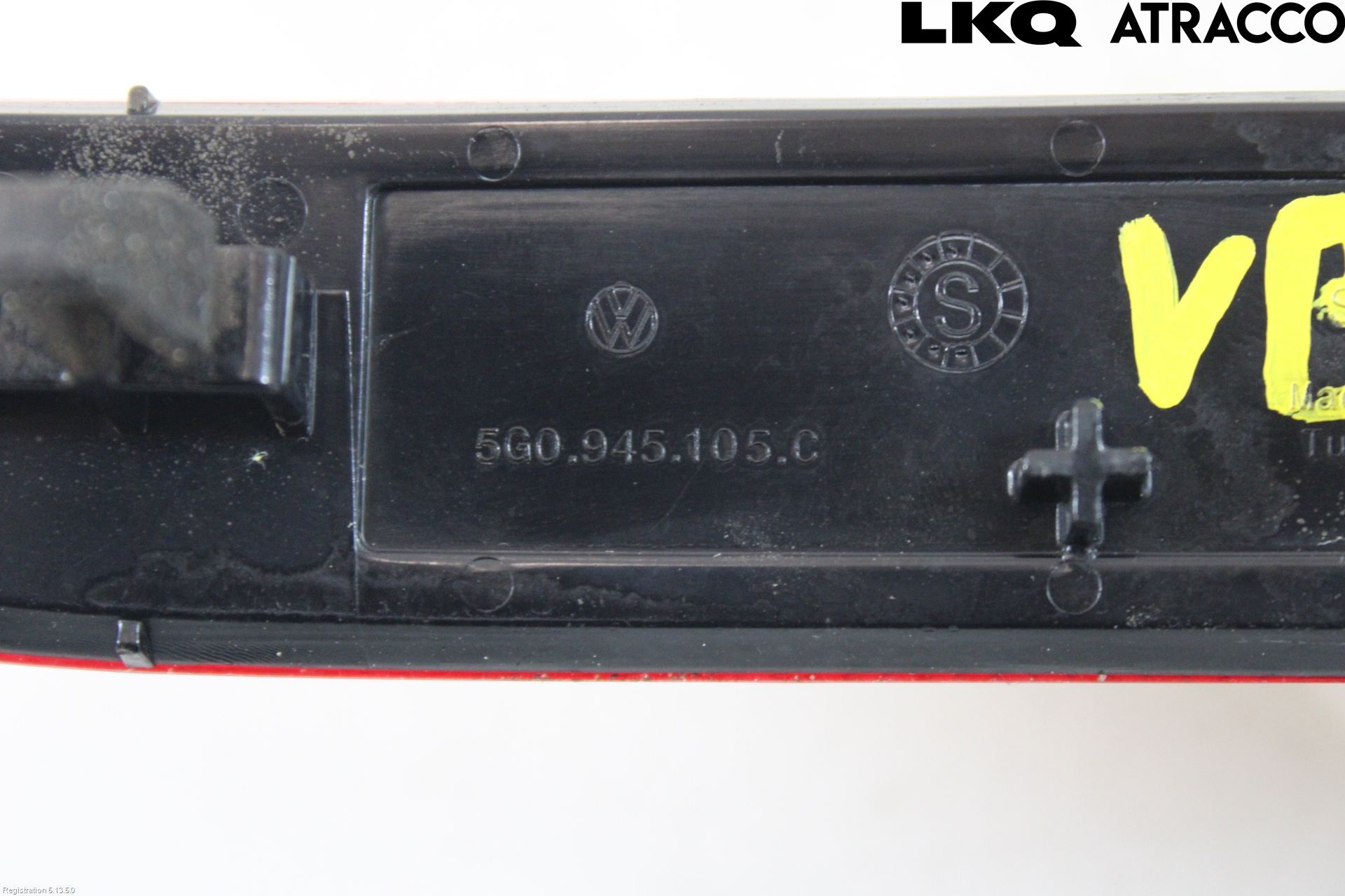 Volkswagen VW GOLF / E-GOLF VII 13-20 Refleks Bak