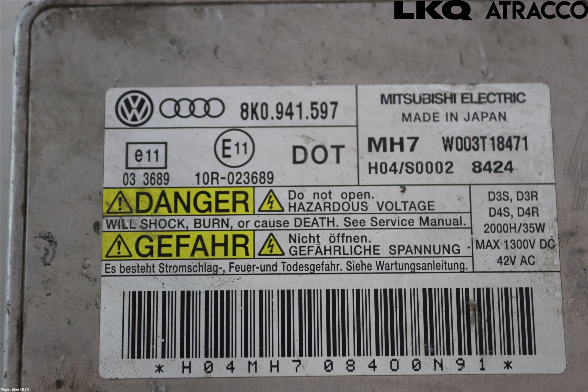 Audi A4/S4 08-11 Styreenhet Xenon