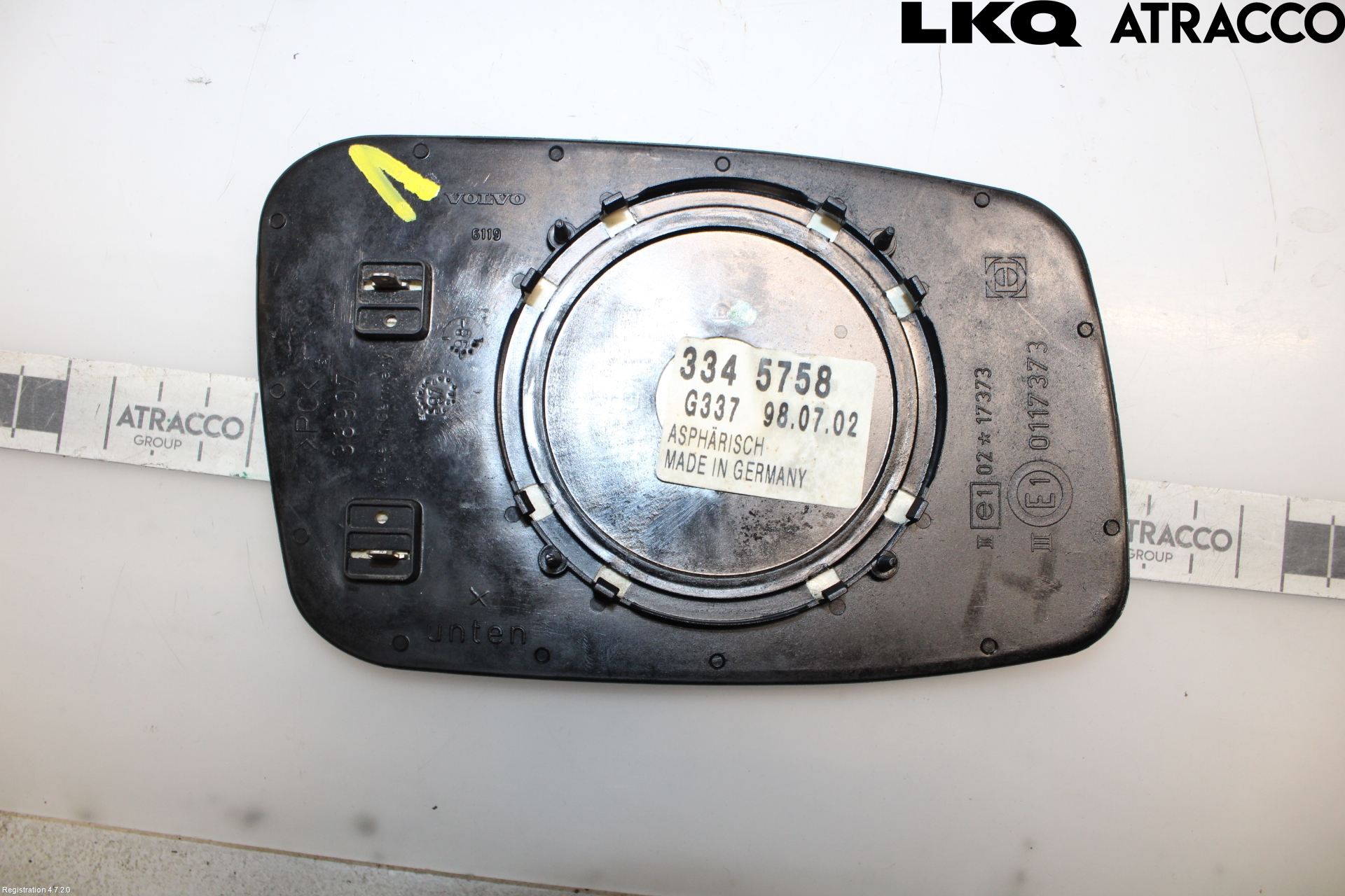Volvo S70/V70/XC  97-00 Speil Glass V