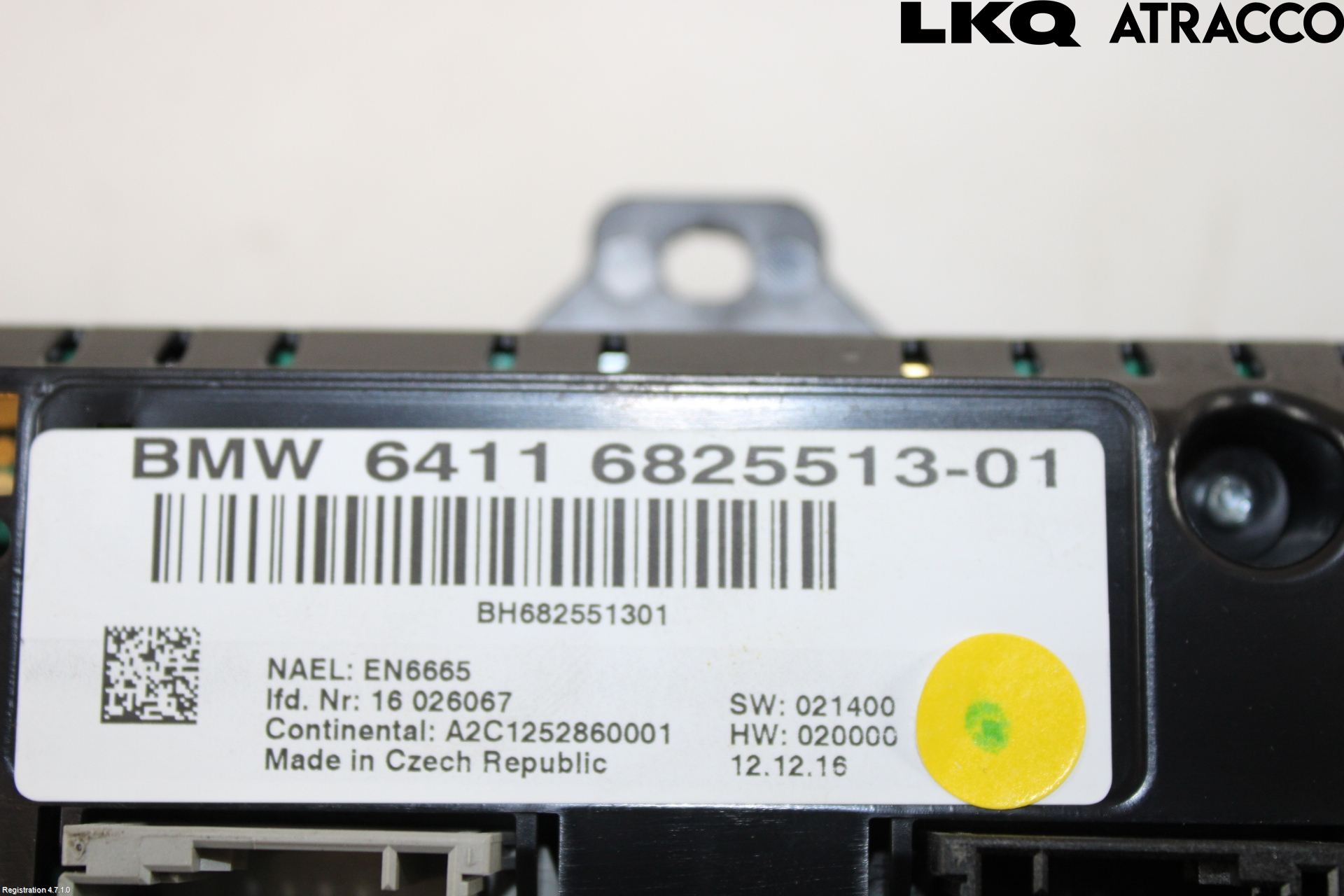 BMW X3 F25 10-17 Varme Ac Betjening-Display