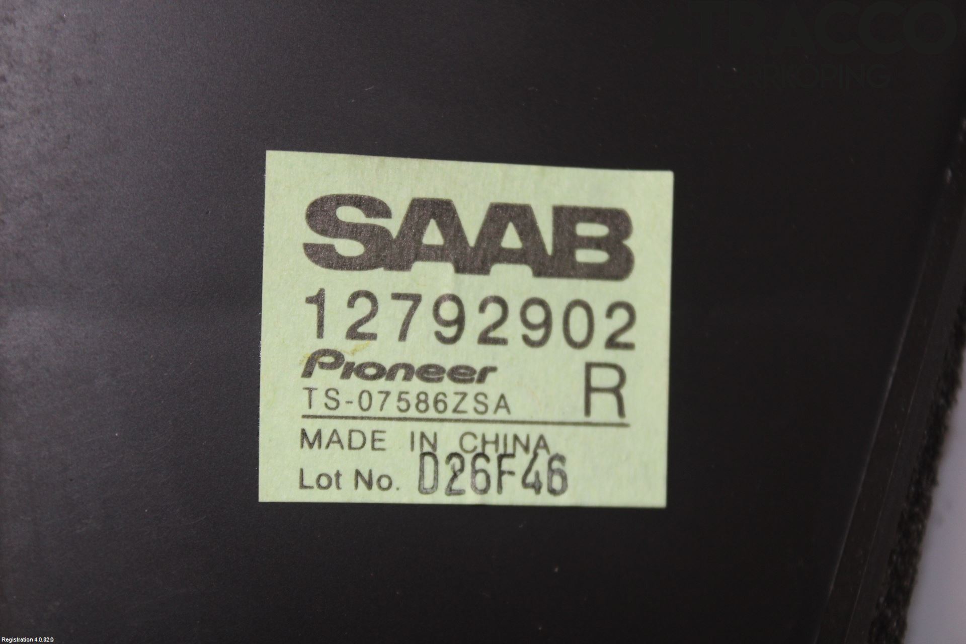Saab 9-3 VER 2 Innr Høyttaler