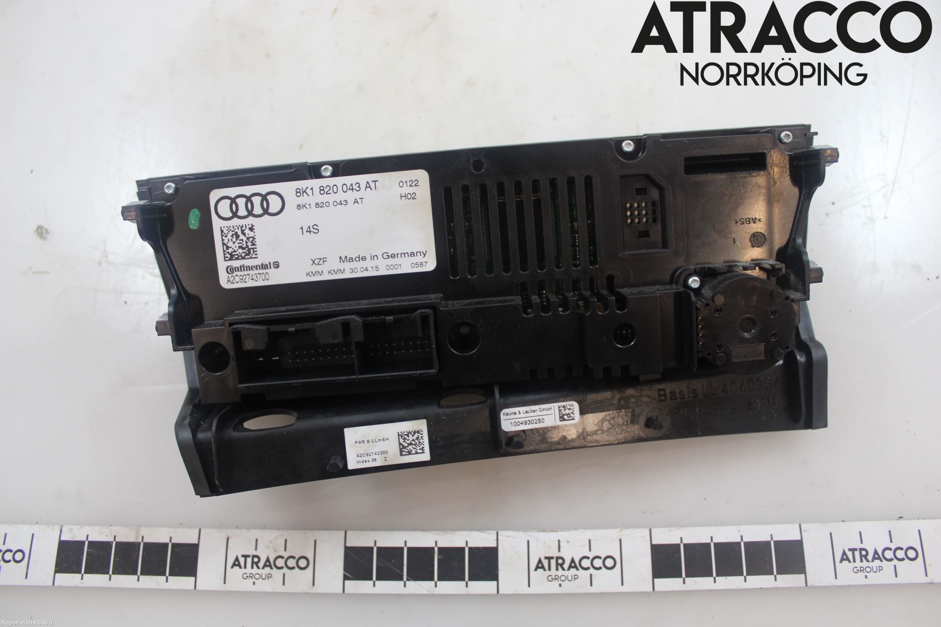 Audi A4 ALLROAD 09-16 Varmeapparat Panel(Regulering)