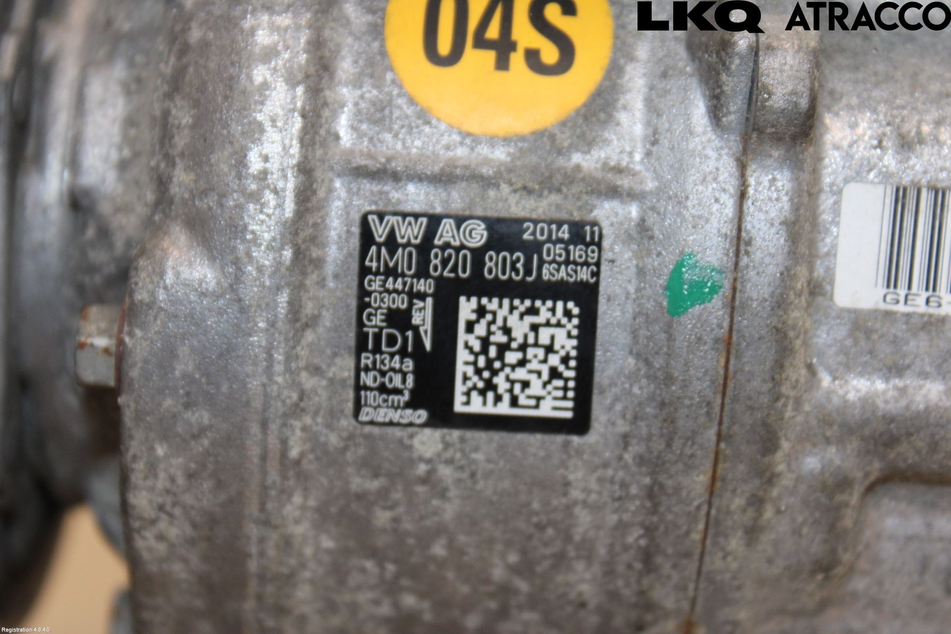 Audi A6/S6 4G 11-18 Varme Ac Kompressor