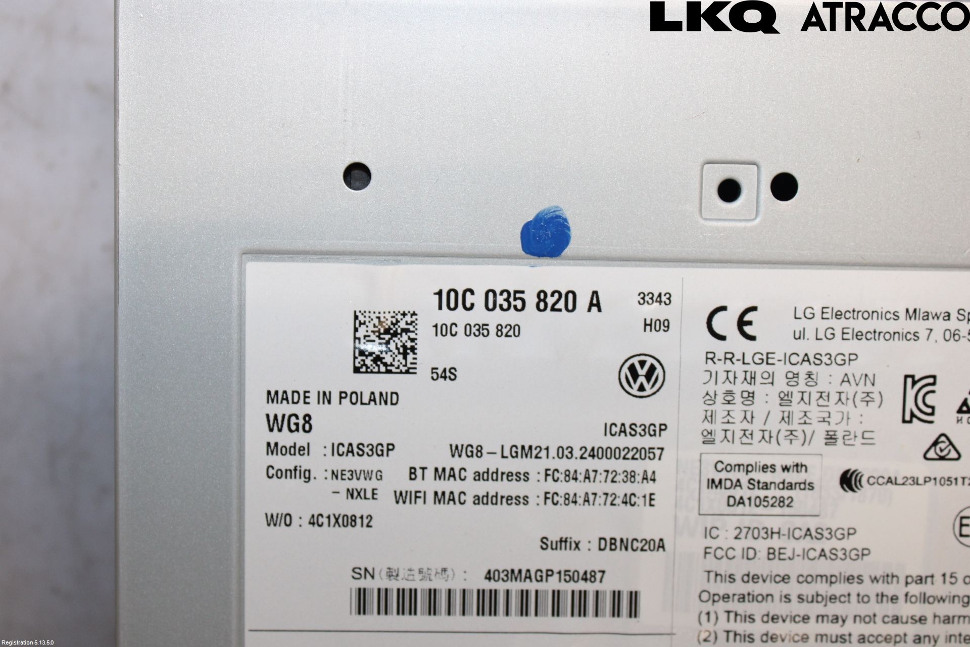 Volkswagen VW ID.4 21- Stereo Radio Med Cd