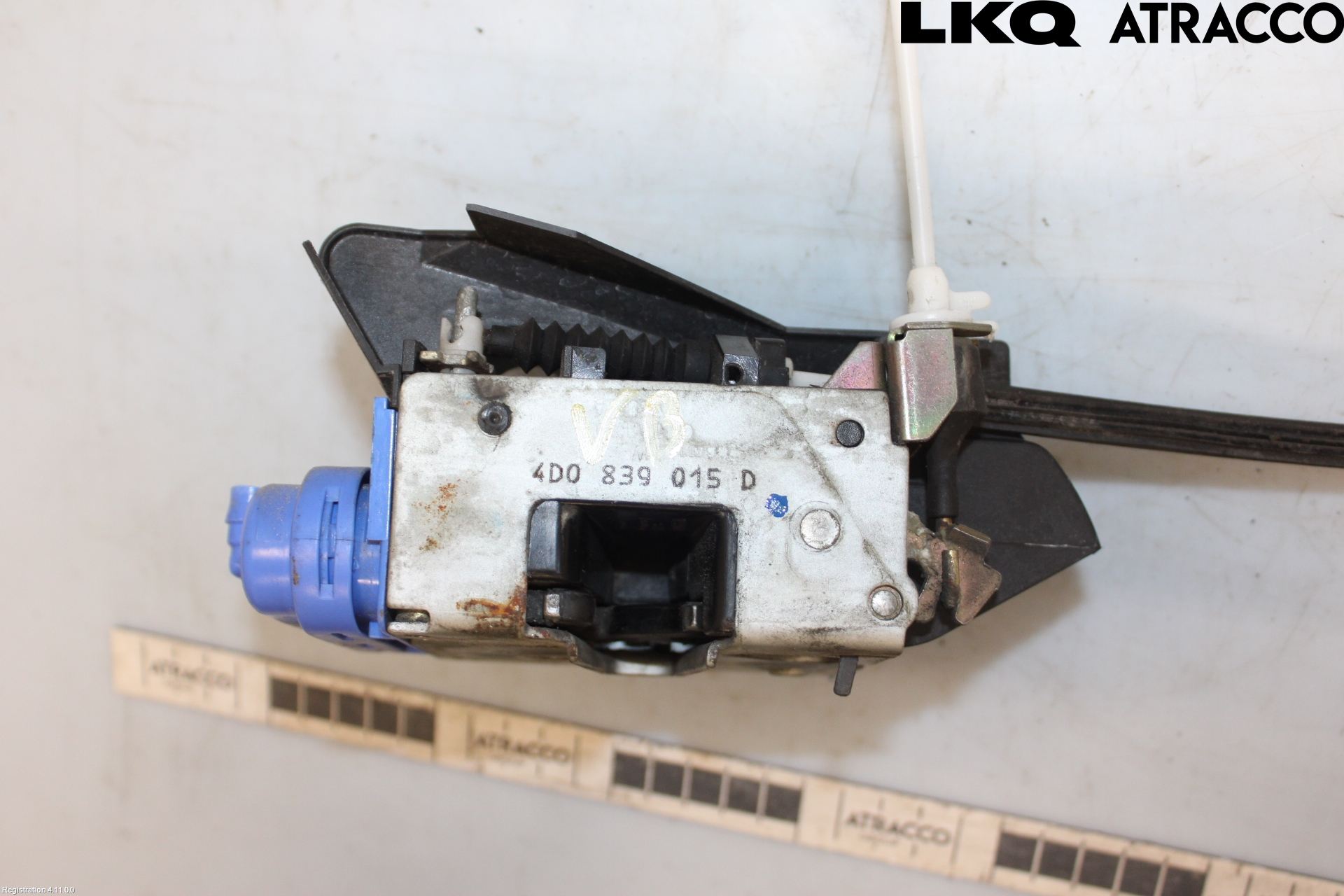 Audi A8/S8 4D 94-02 Dørlås - Låsekasse