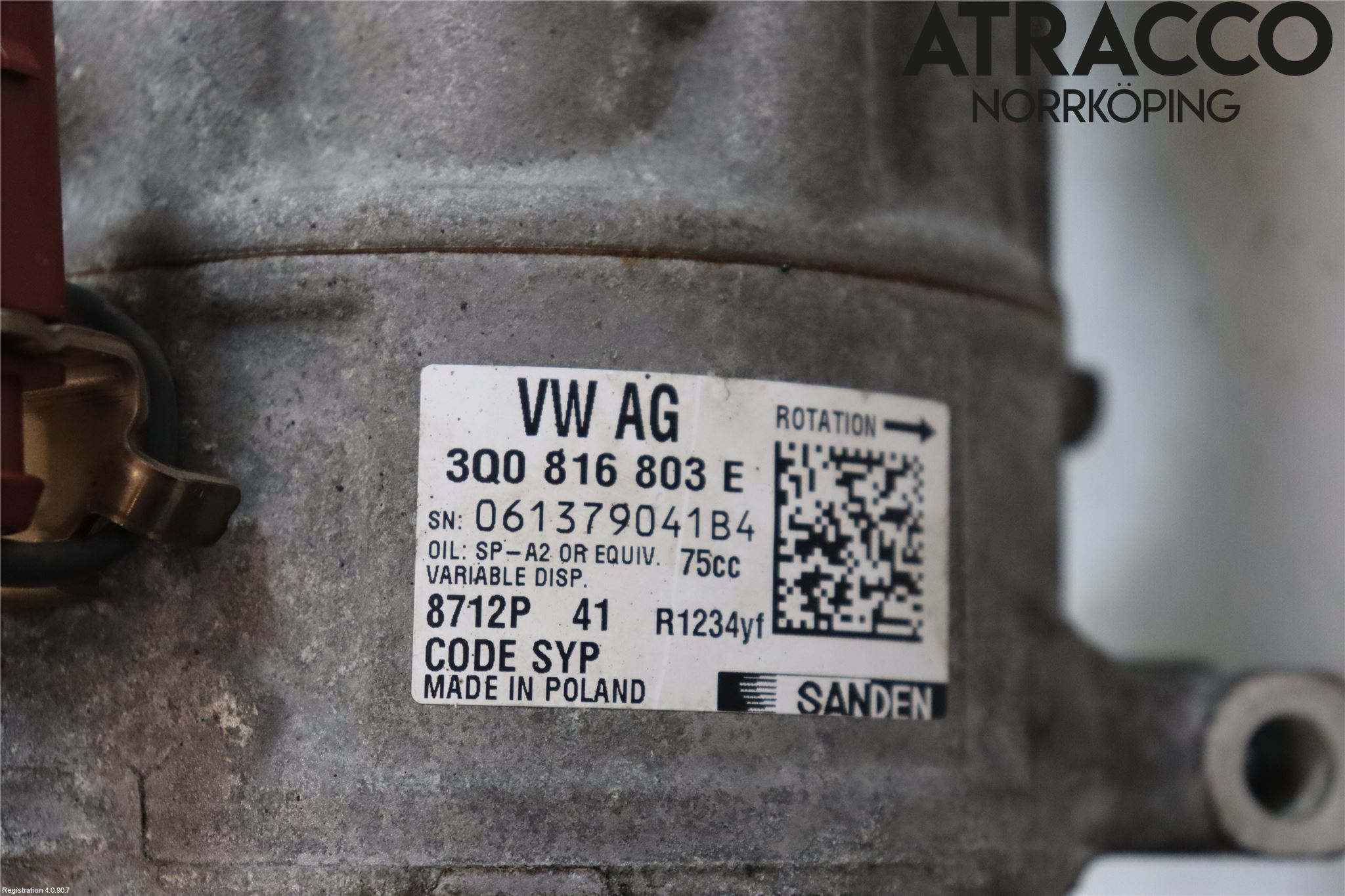 Volkswagen VW PASSAT 20-24 Varme Ac Kompressor