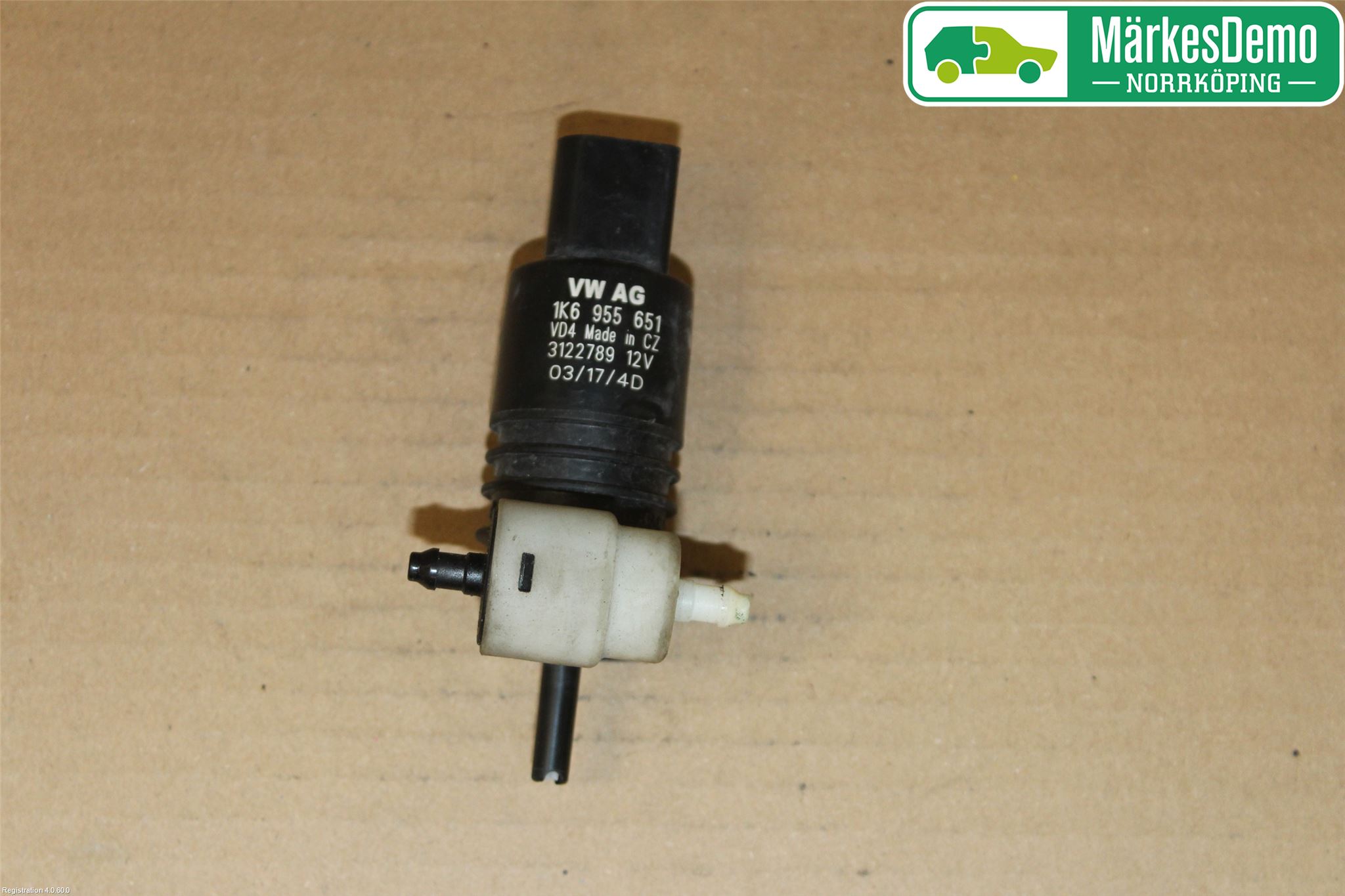 Audi A4/S4 05-07 Spylerpumpe Frontrute