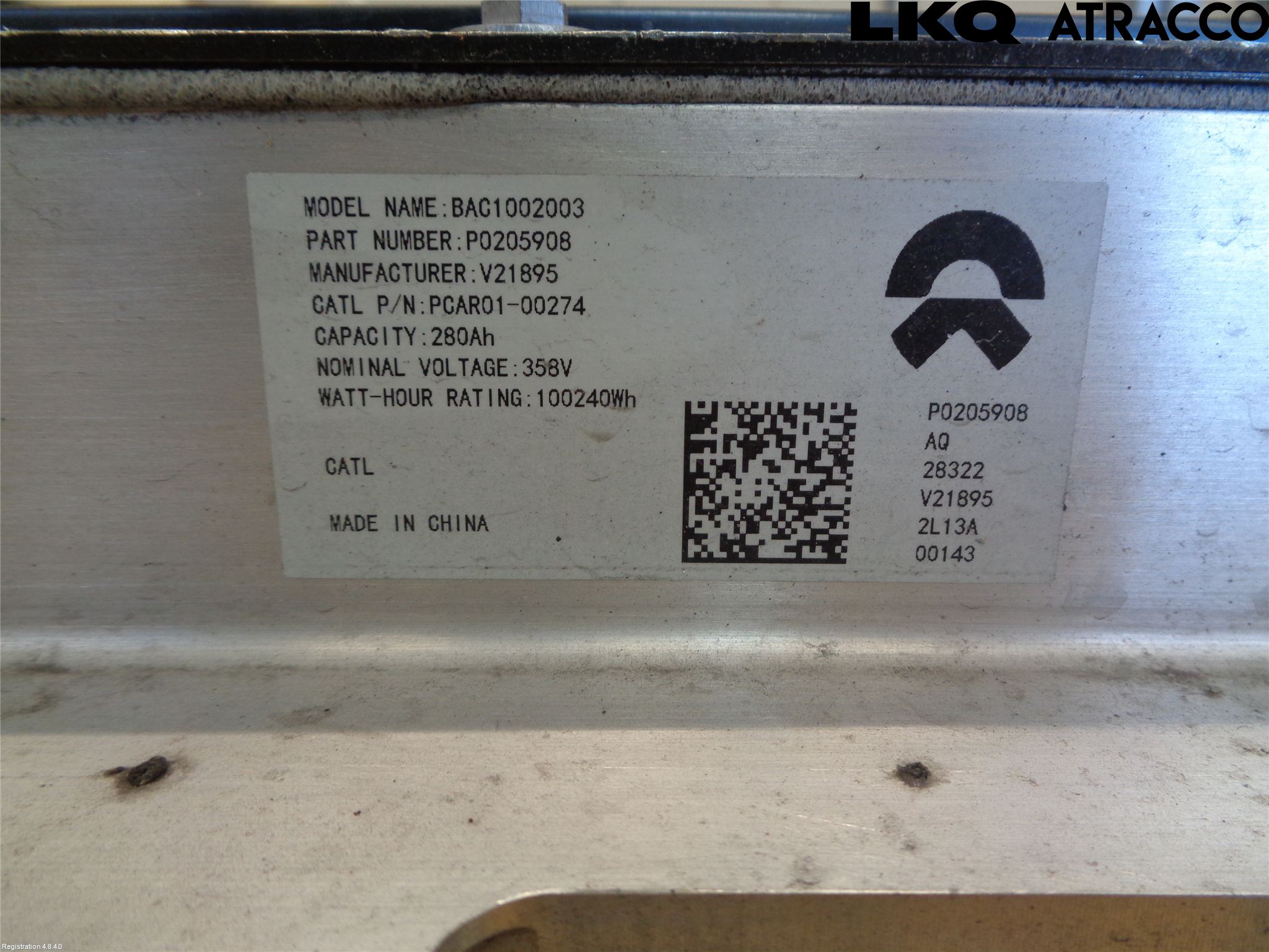 Kia NIO ET7 22- Hybrid Batteri