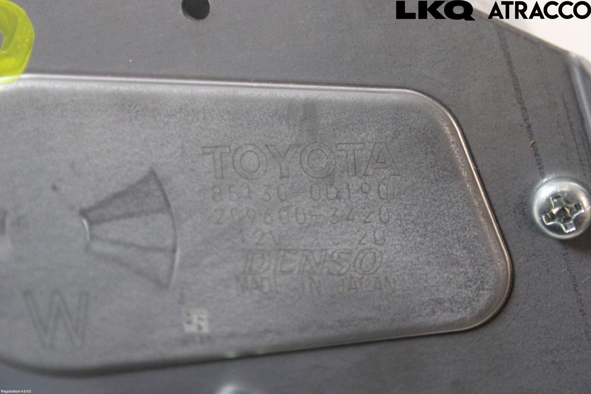 Toyota YARIS XP130 15-20 Viskermotor Bakluke