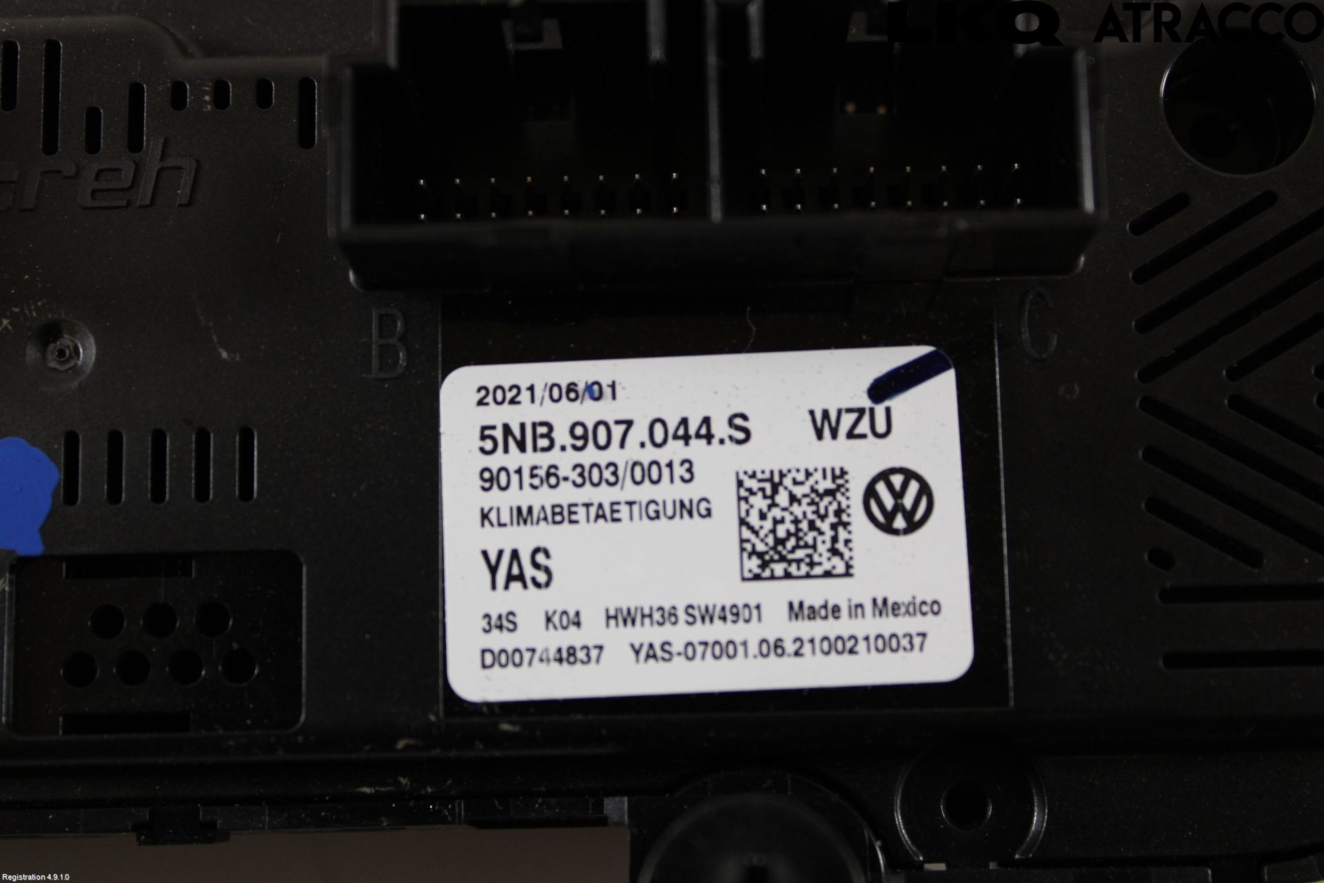 Volkswagen VW TIGUAN 16-24 Varmeapparat Panel(Regulering)